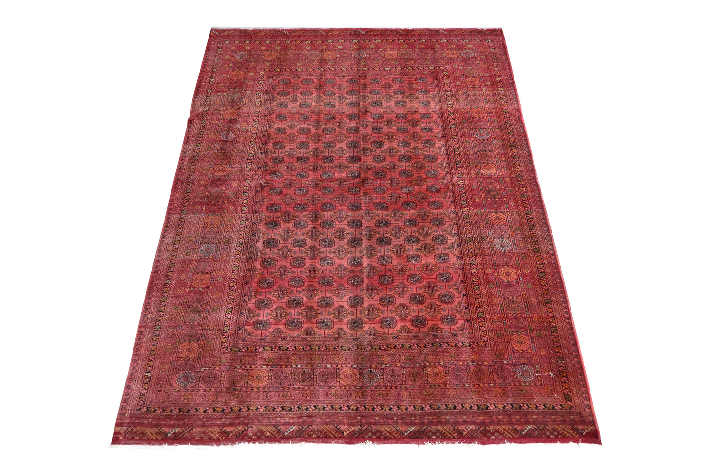 Vintage Silk Turkmen Tekke Rug