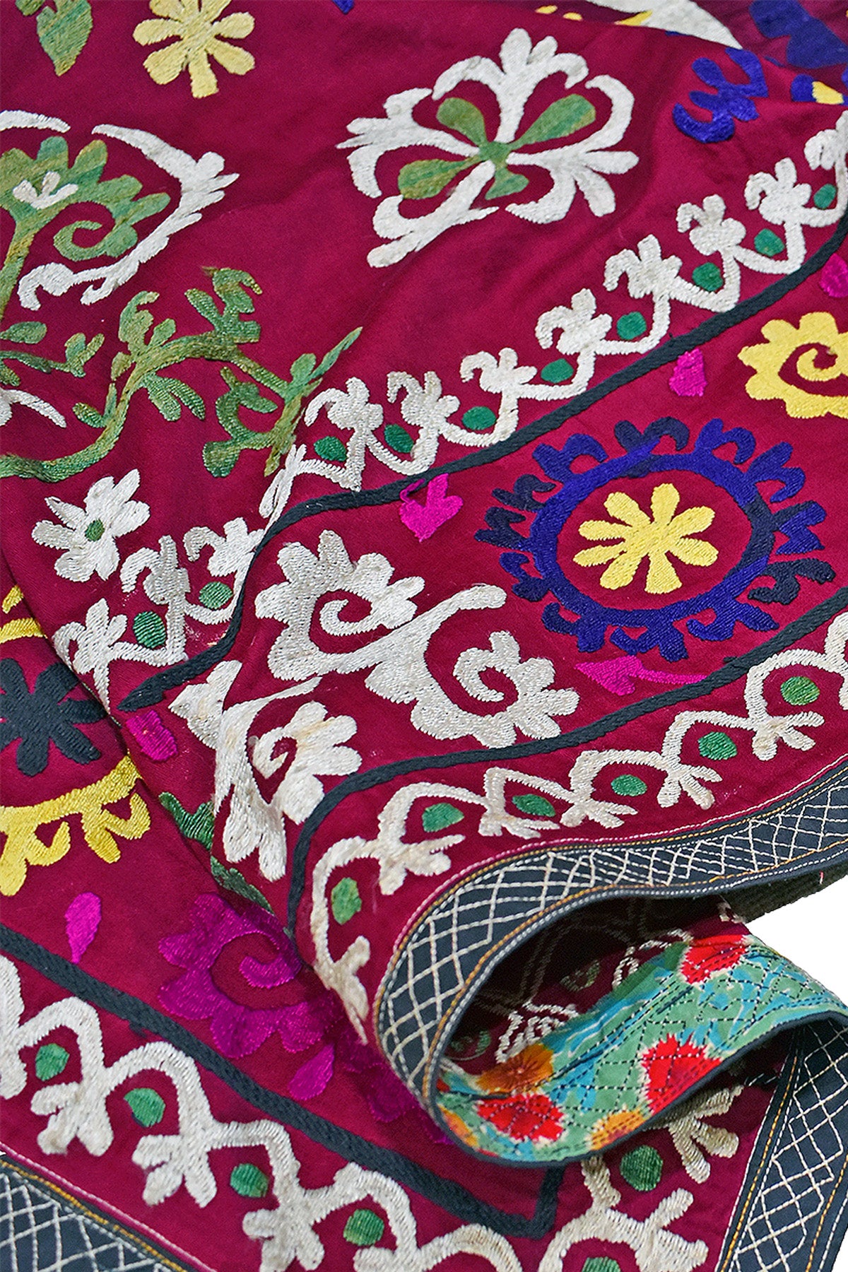 Vintage Silk Uzbek Suzani