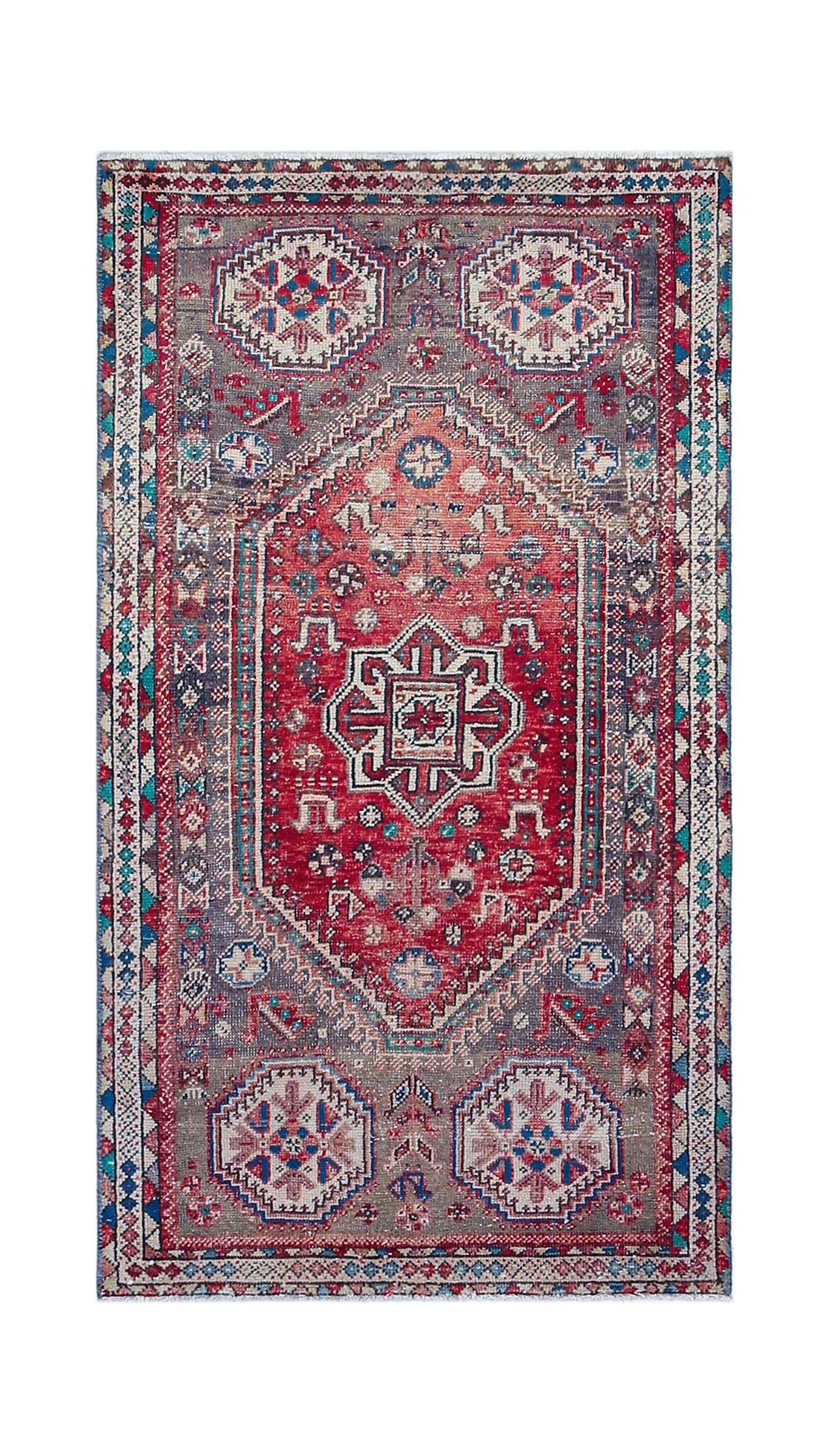 Vintage Persian Qashqai Rug