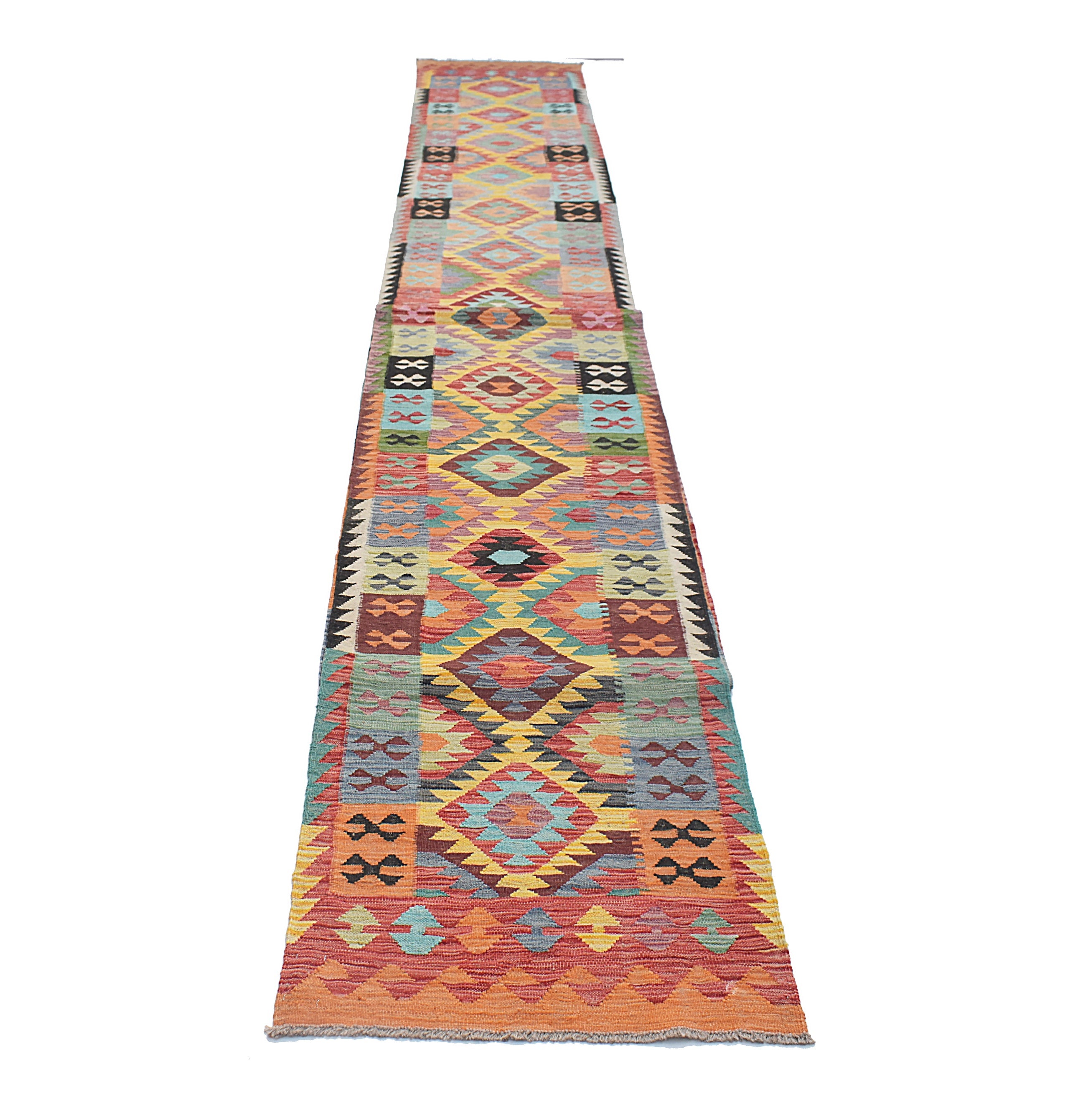Afghan Maimana Kilim Runner