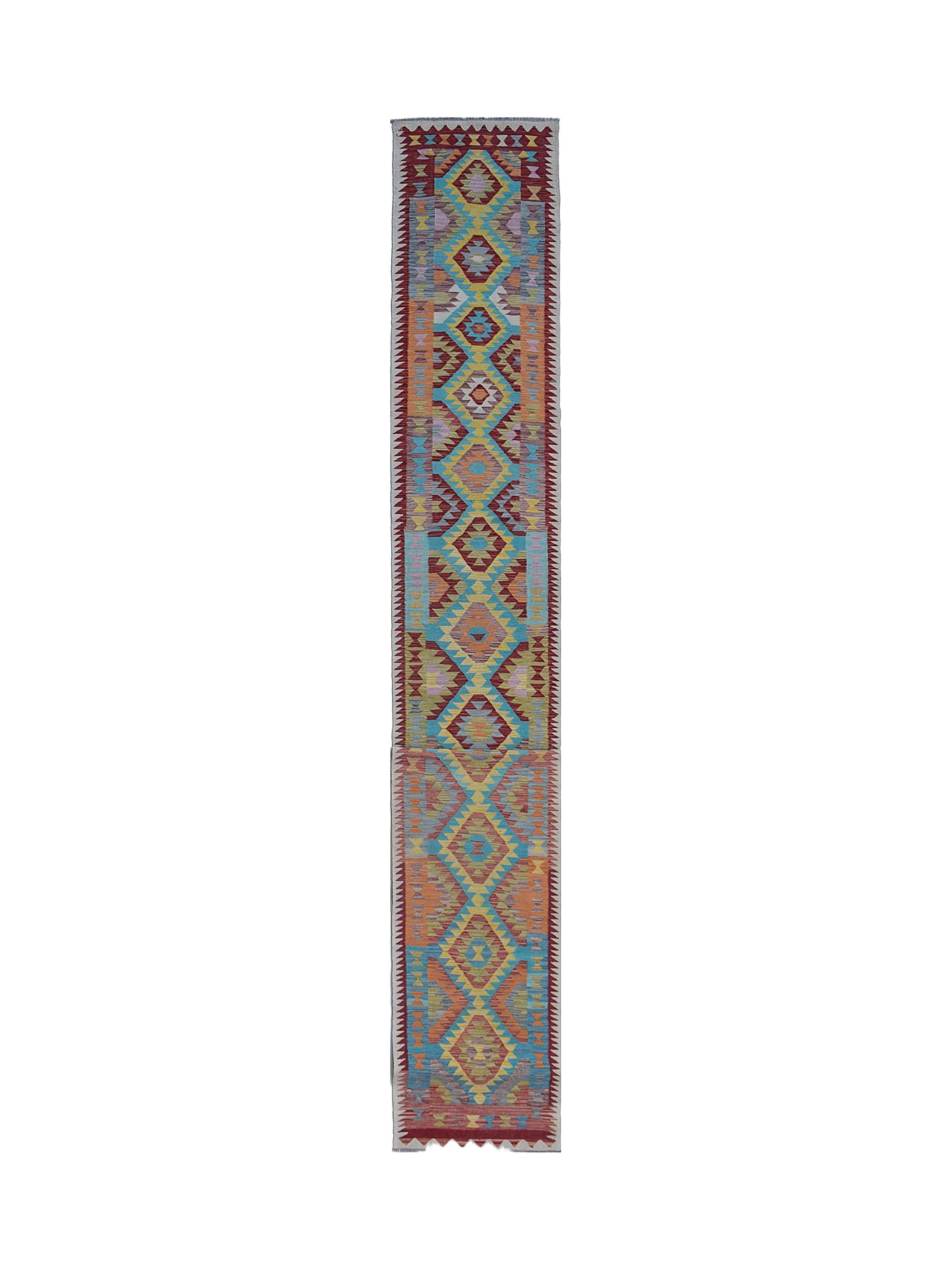 Afghan Maimana Kilim Runner
