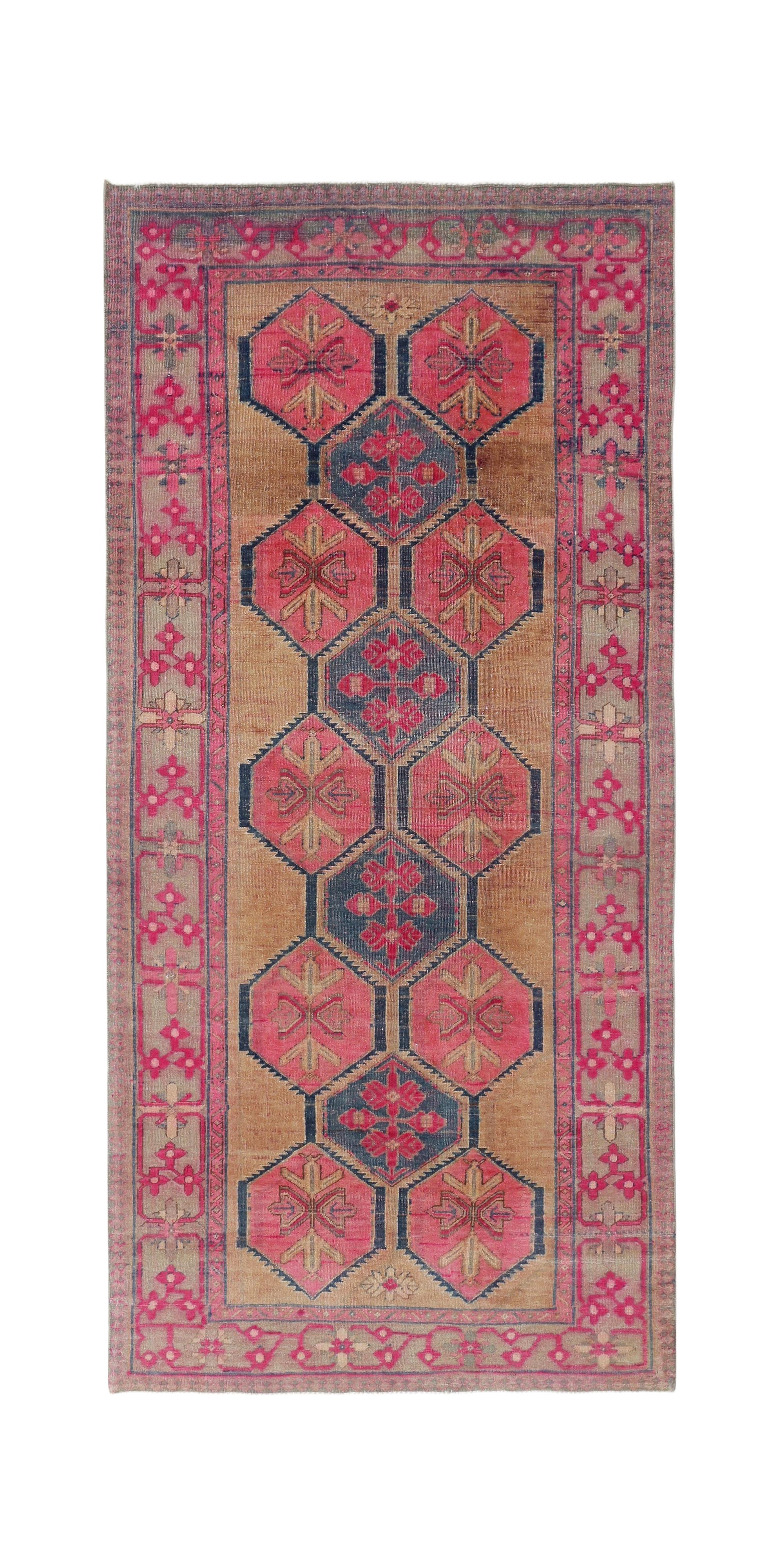 Vintage Persian Hamadan Runner