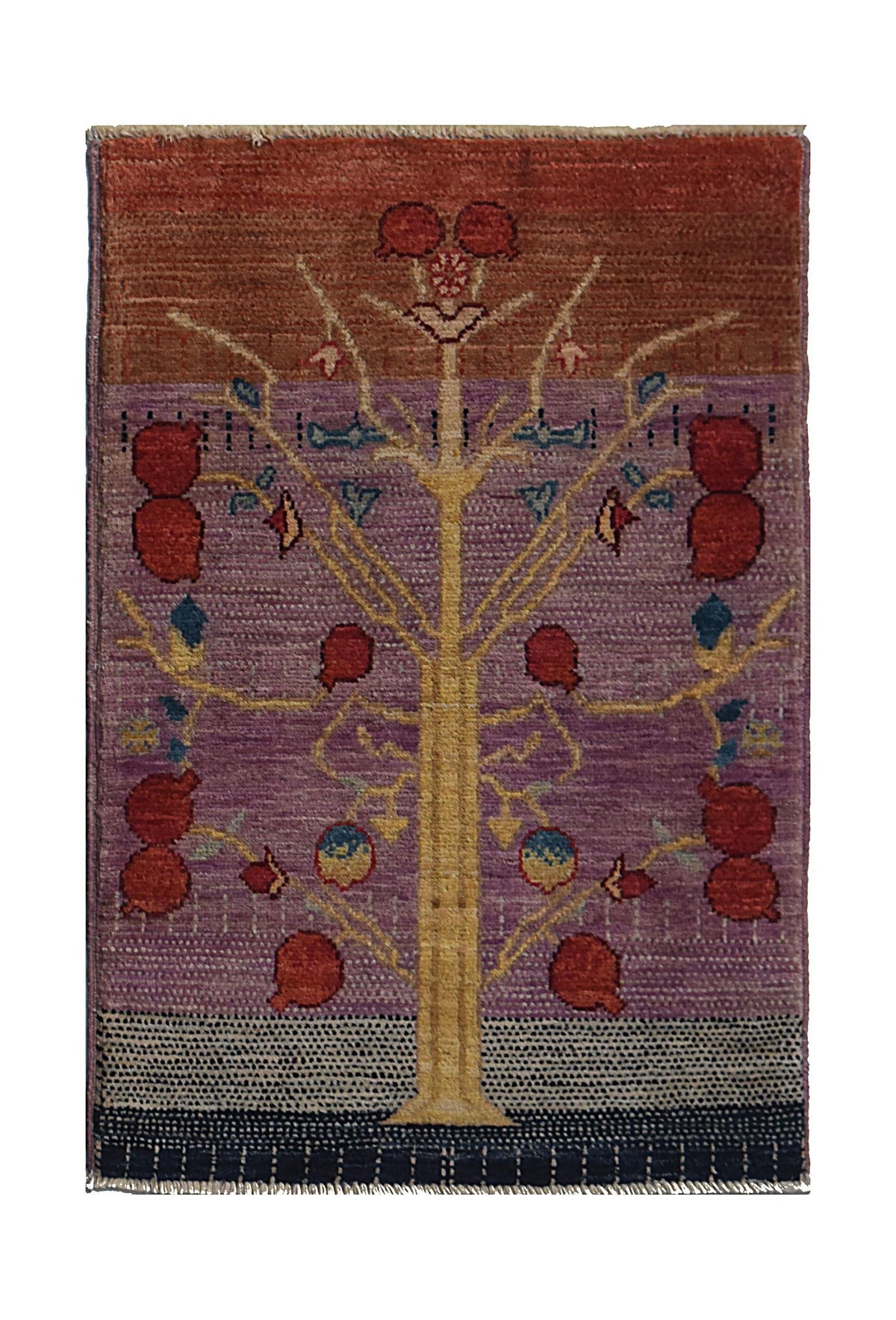 Mini Afghan Chobi Rug – Tree of Life