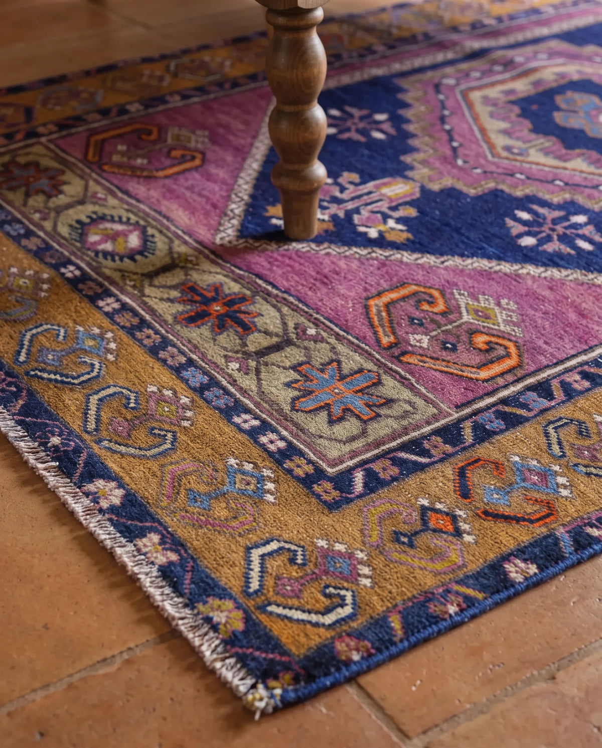 Vintage Turkish Taspinar Rug