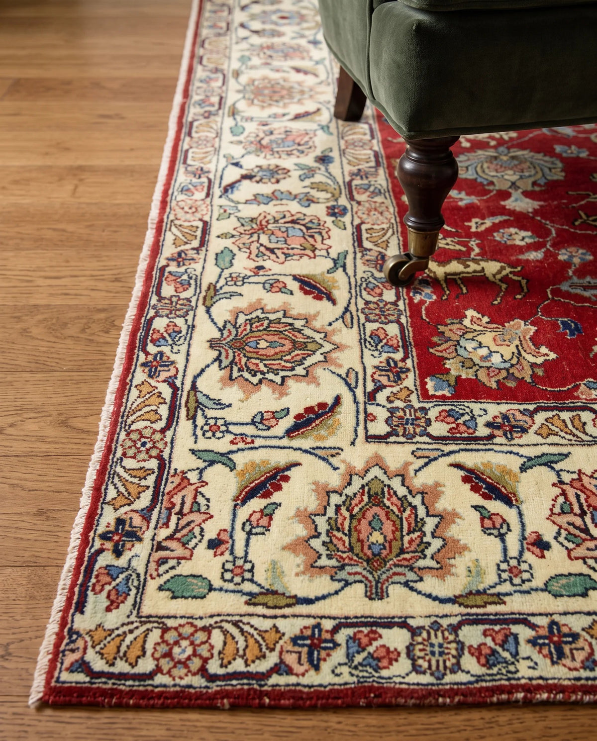 Vintage Persian Tabriz Rug