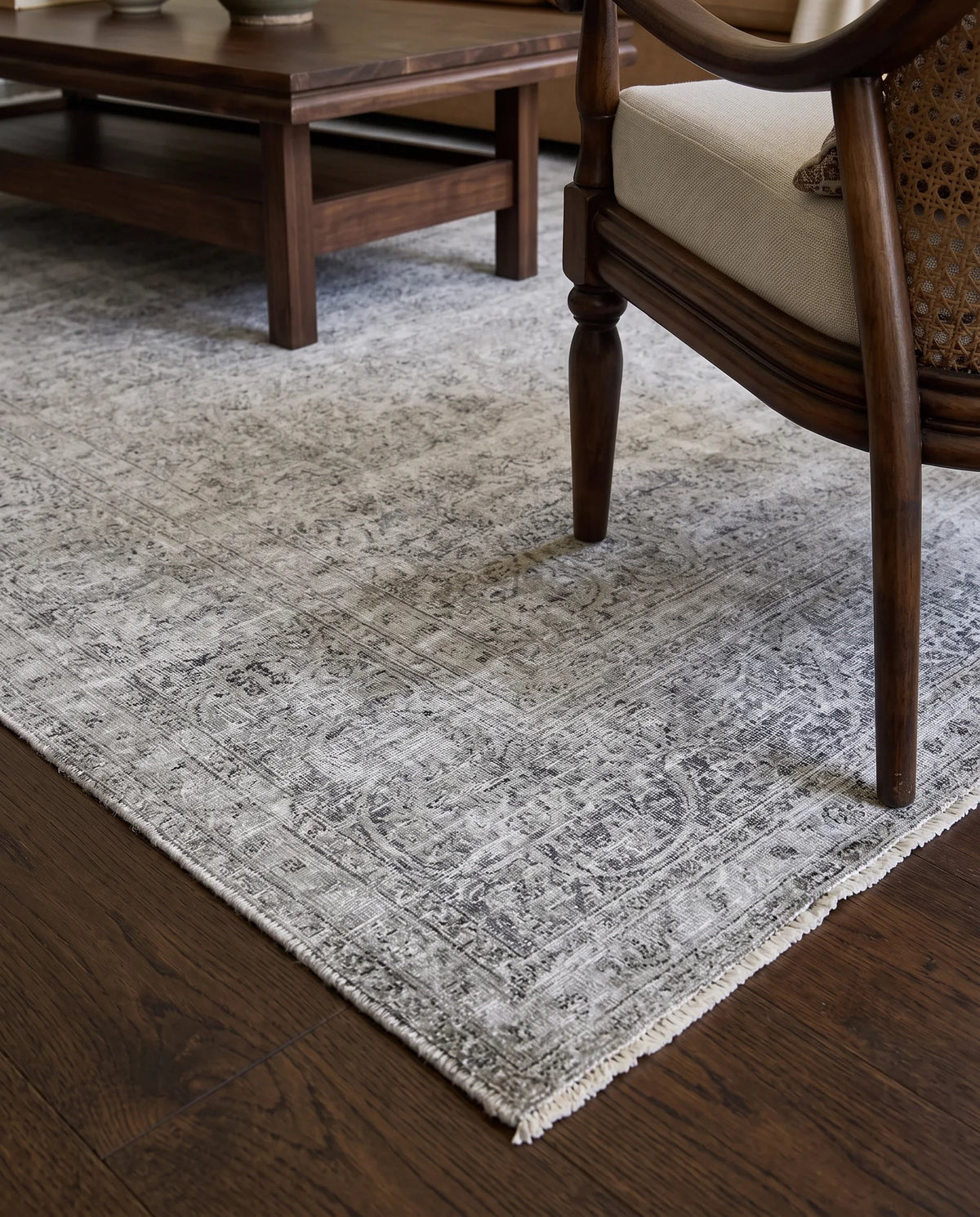 Vintage Persian Kerman Rug