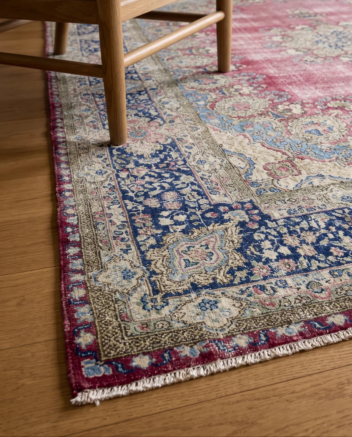 Vintage Persian Kerman Rug