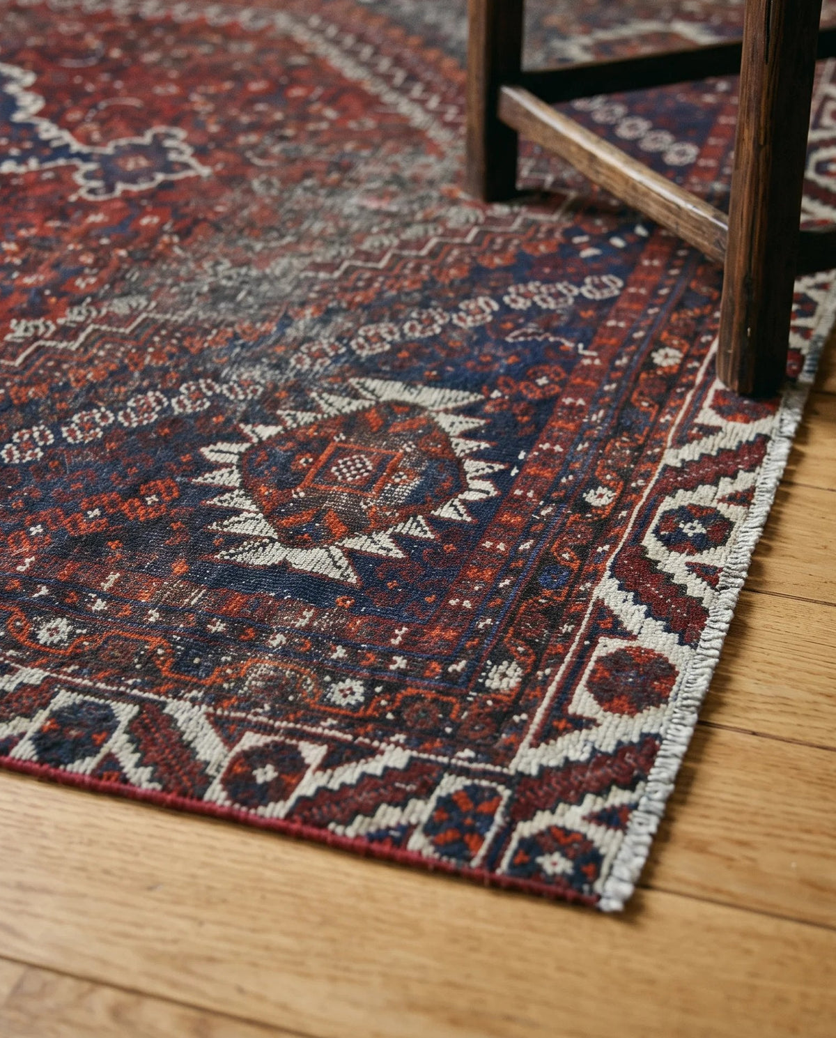 Vintage Persian Shiraz Rug