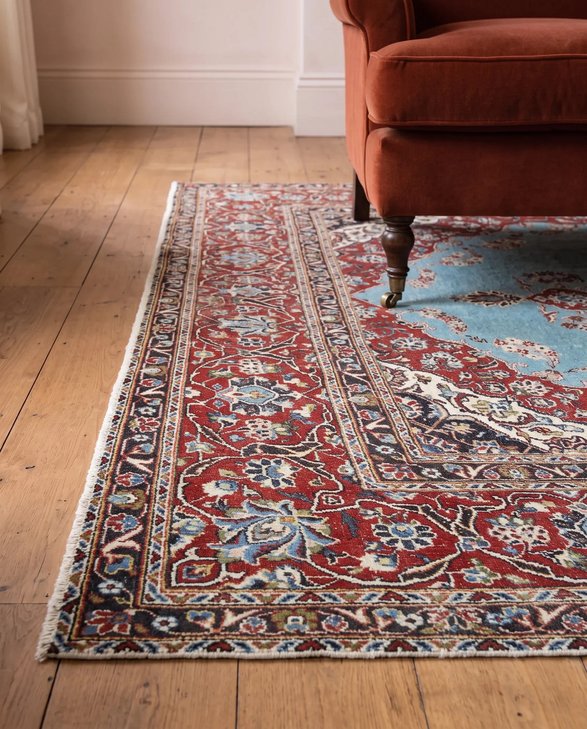 Vintage Persian Kerman Rug