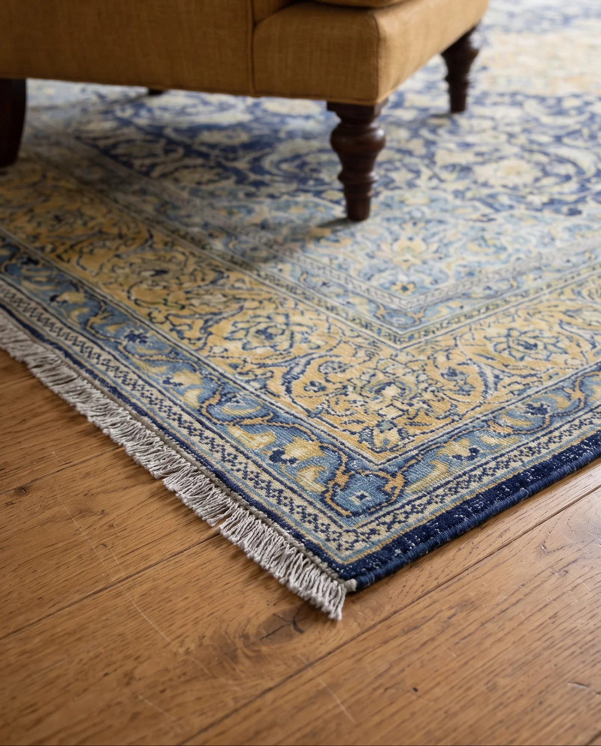 Vintage Persian Kerman Rug
