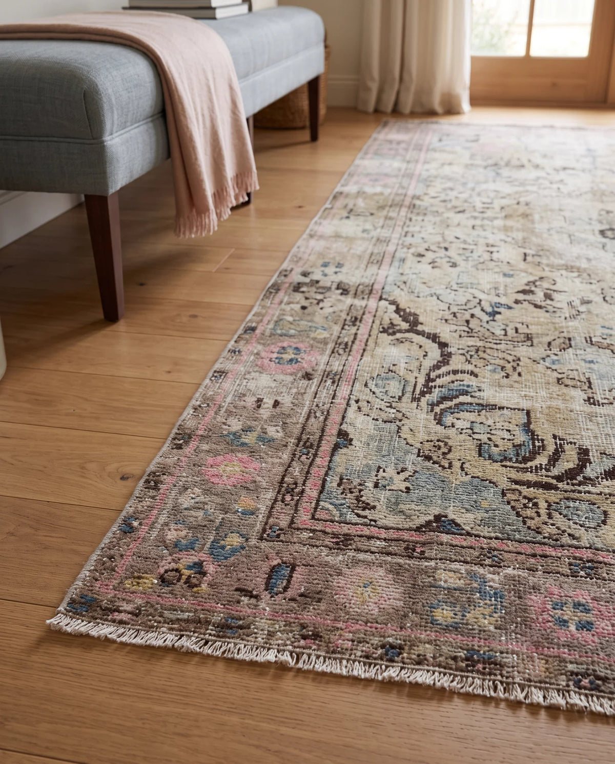 Vintage Persian Sarouk Rug