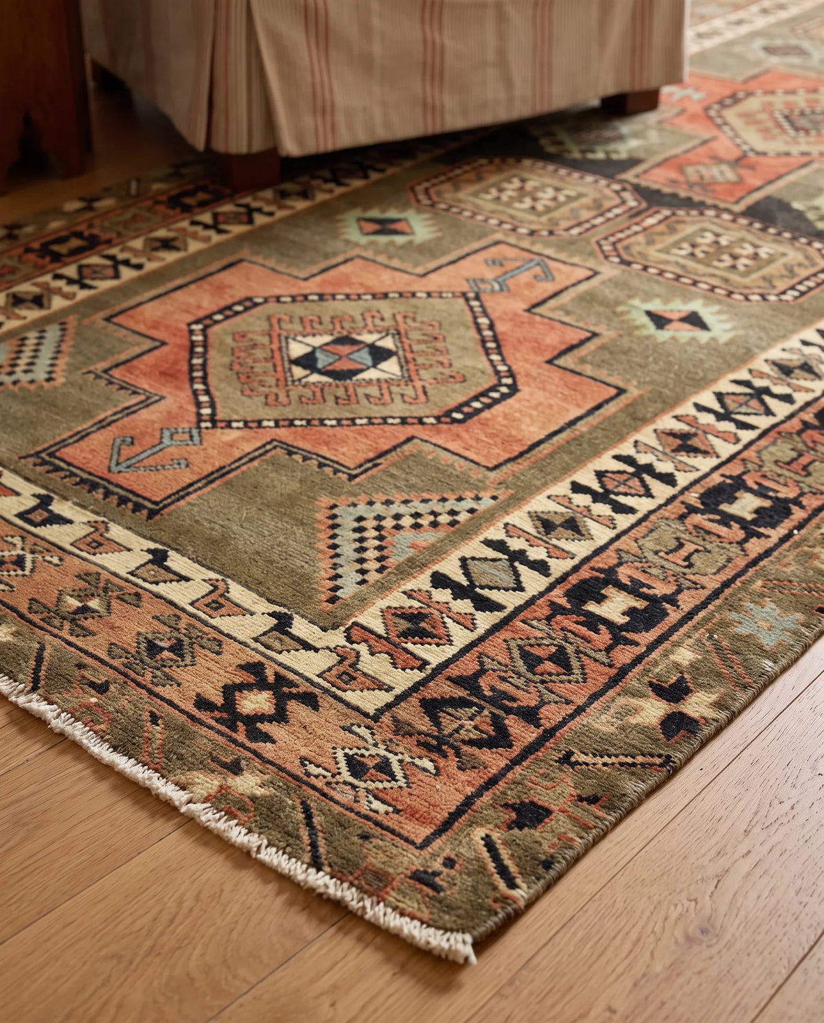 Vintage Persian Meshkin Runner