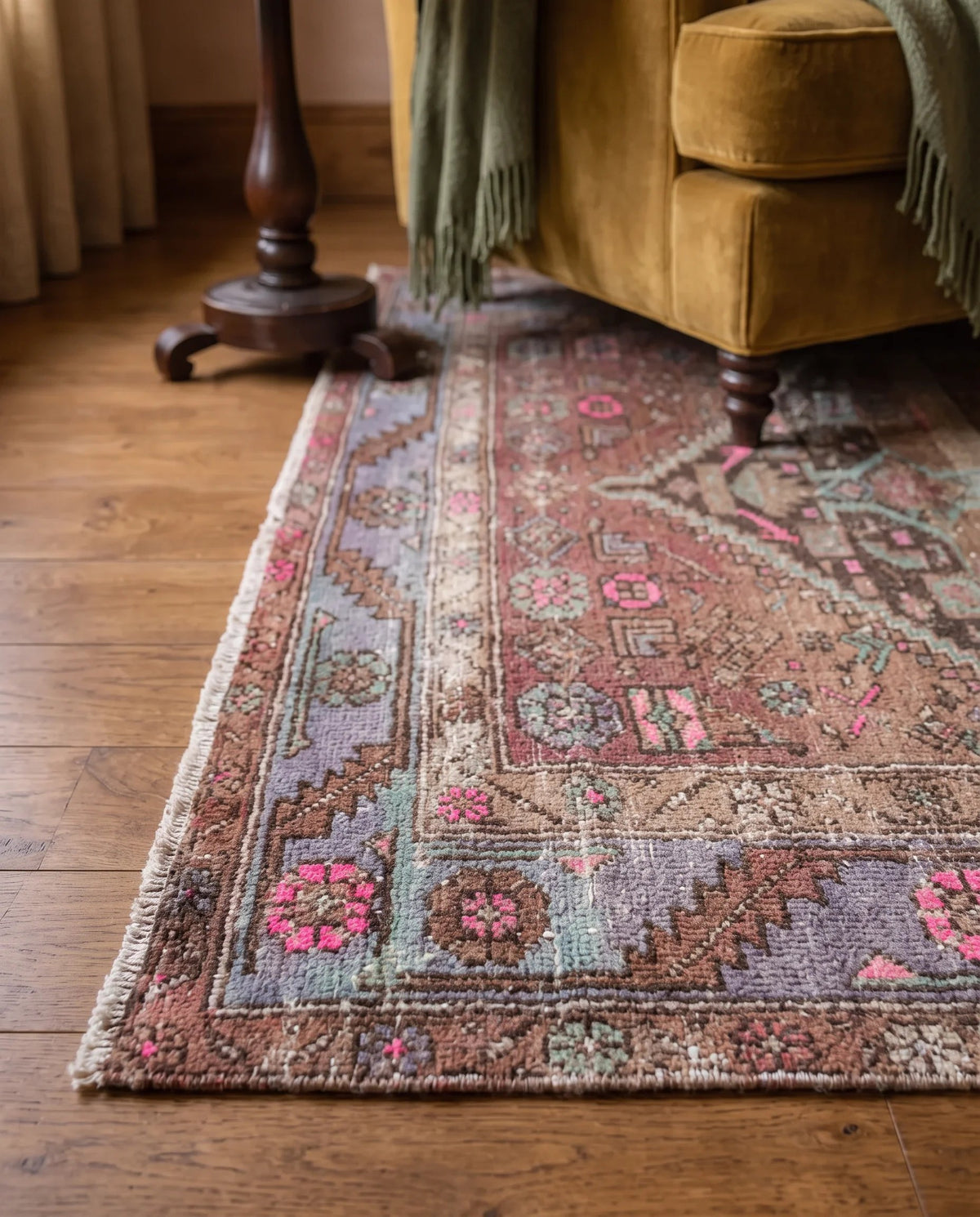 Vintage Persian Hamadan Rug