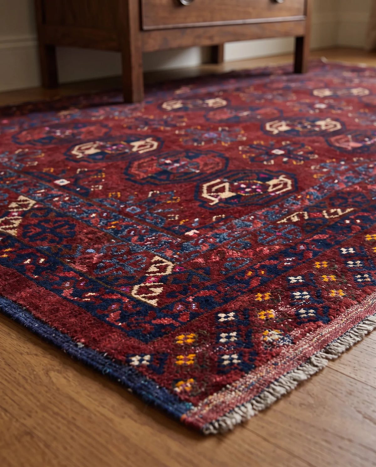 Antique Turkmen Tekke Rug