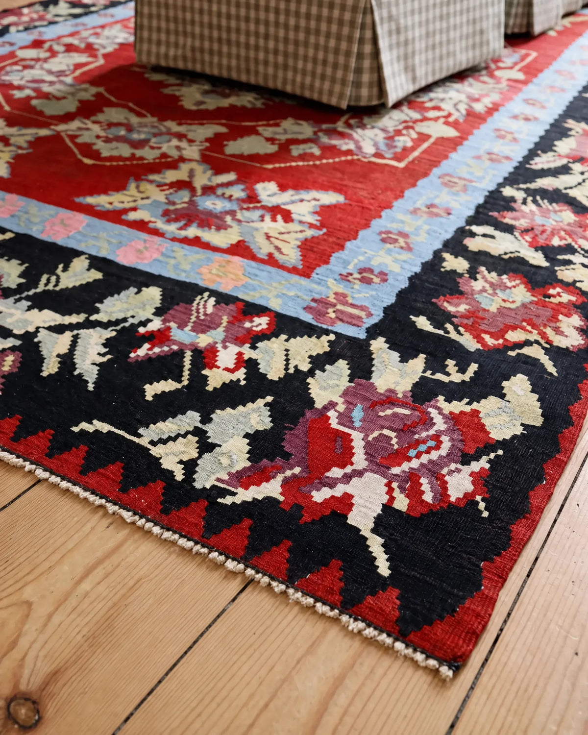 Vintage Caucasian Karabagh Kilim