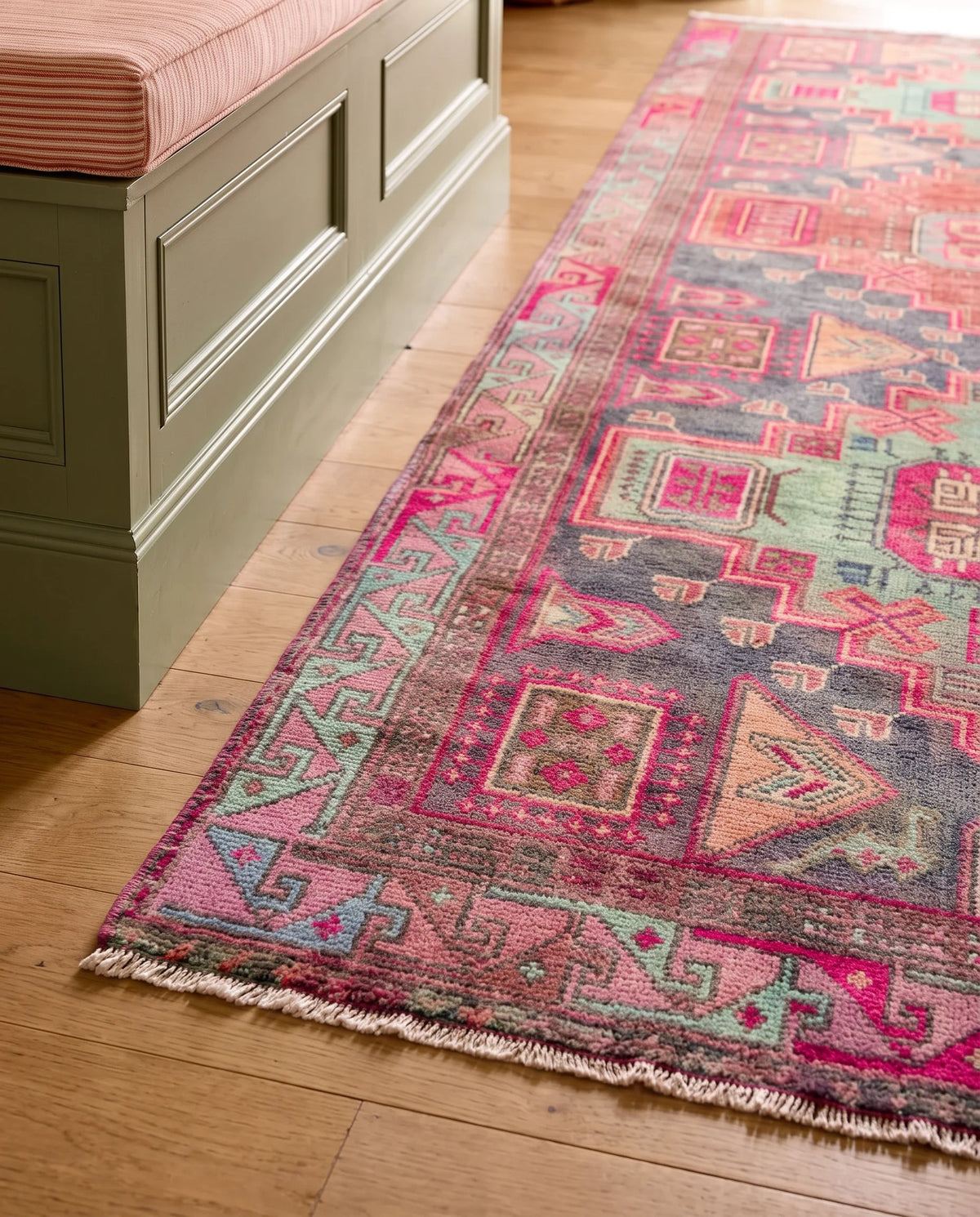 Vintage Persian Hamadan Runner