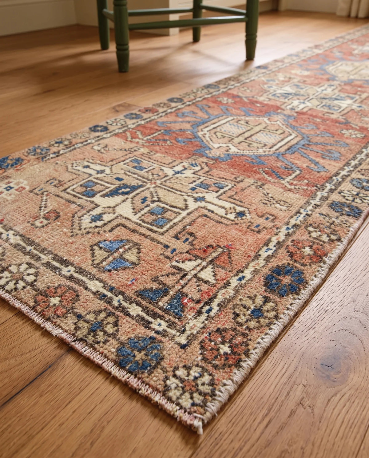 Vintage Persian Karaja Runner