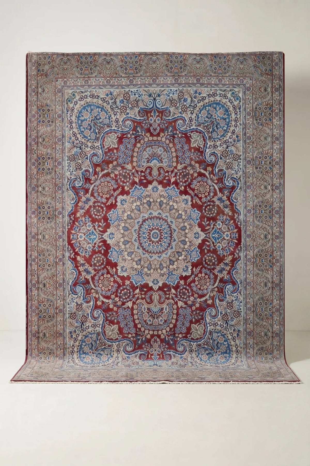 Vintage Persian Kerman Rug