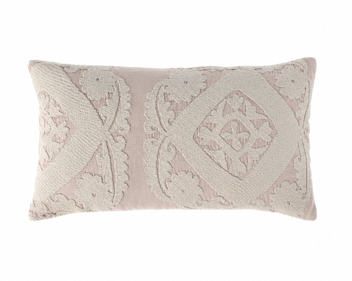 Uzbek Suzani Lumbar Cushion
