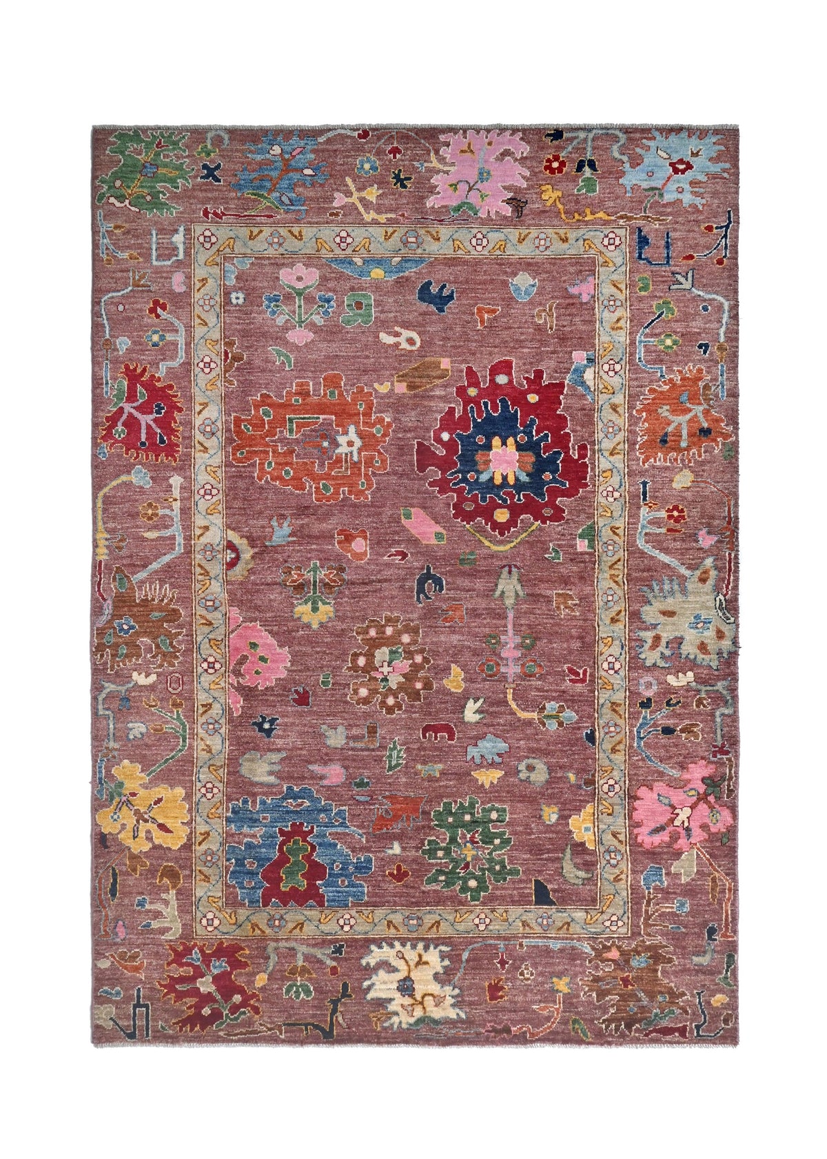 Transitional Oushak Rug