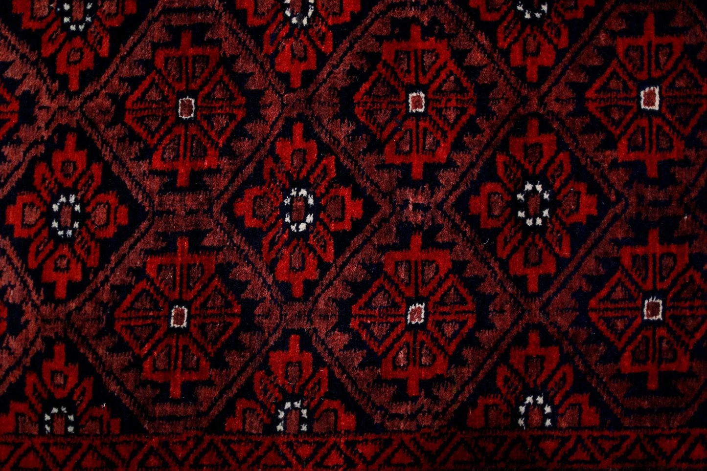 Vintage Afghan Baluch Rug