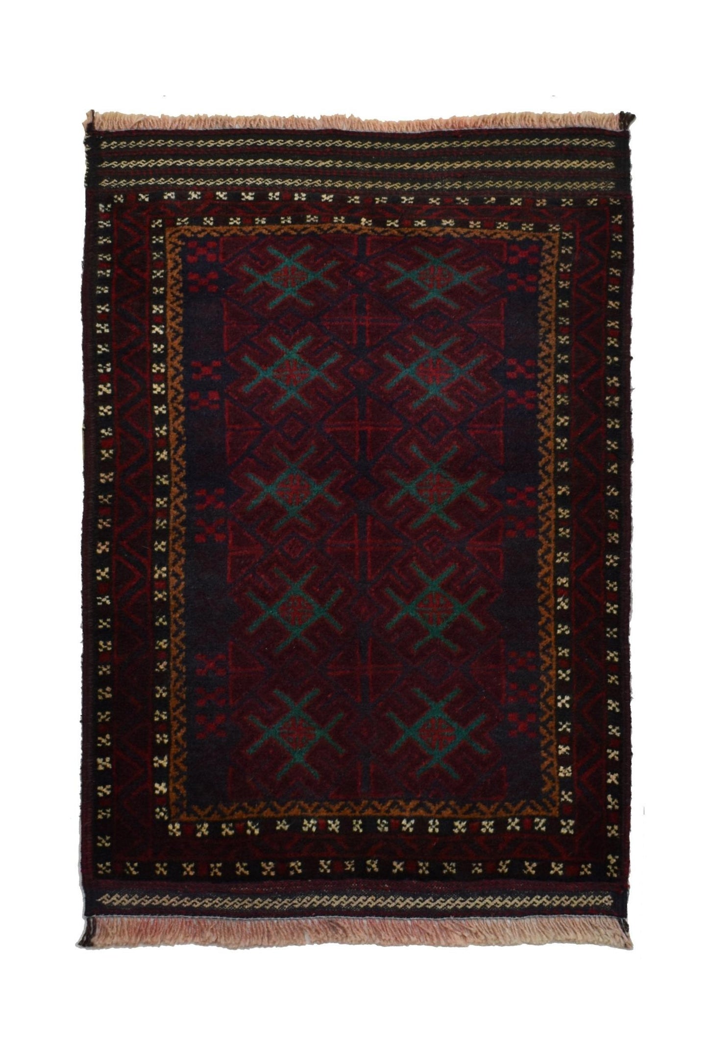Vintage Afghan Baluch Rug