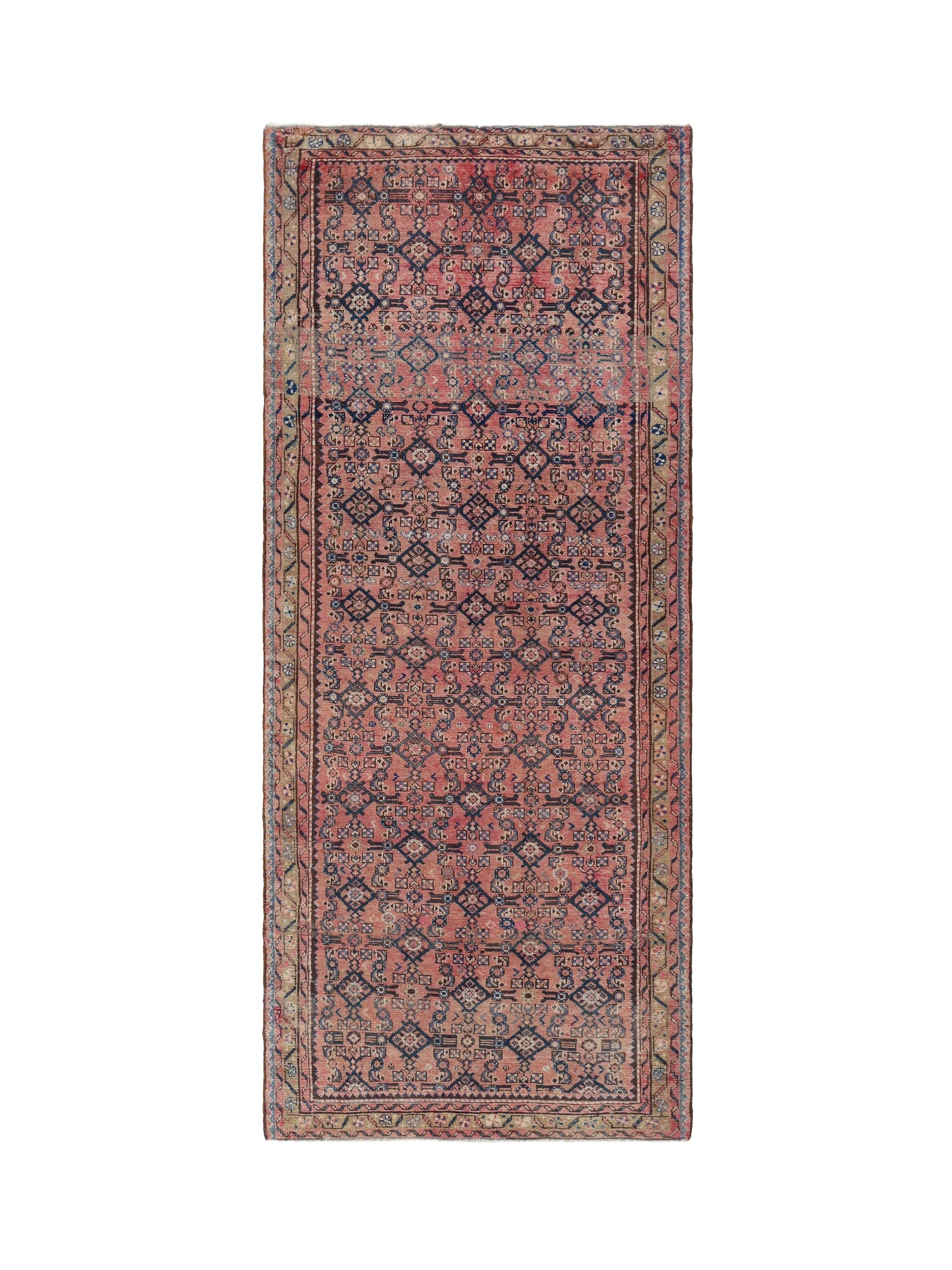 Vintage Persian Bidjar Runner