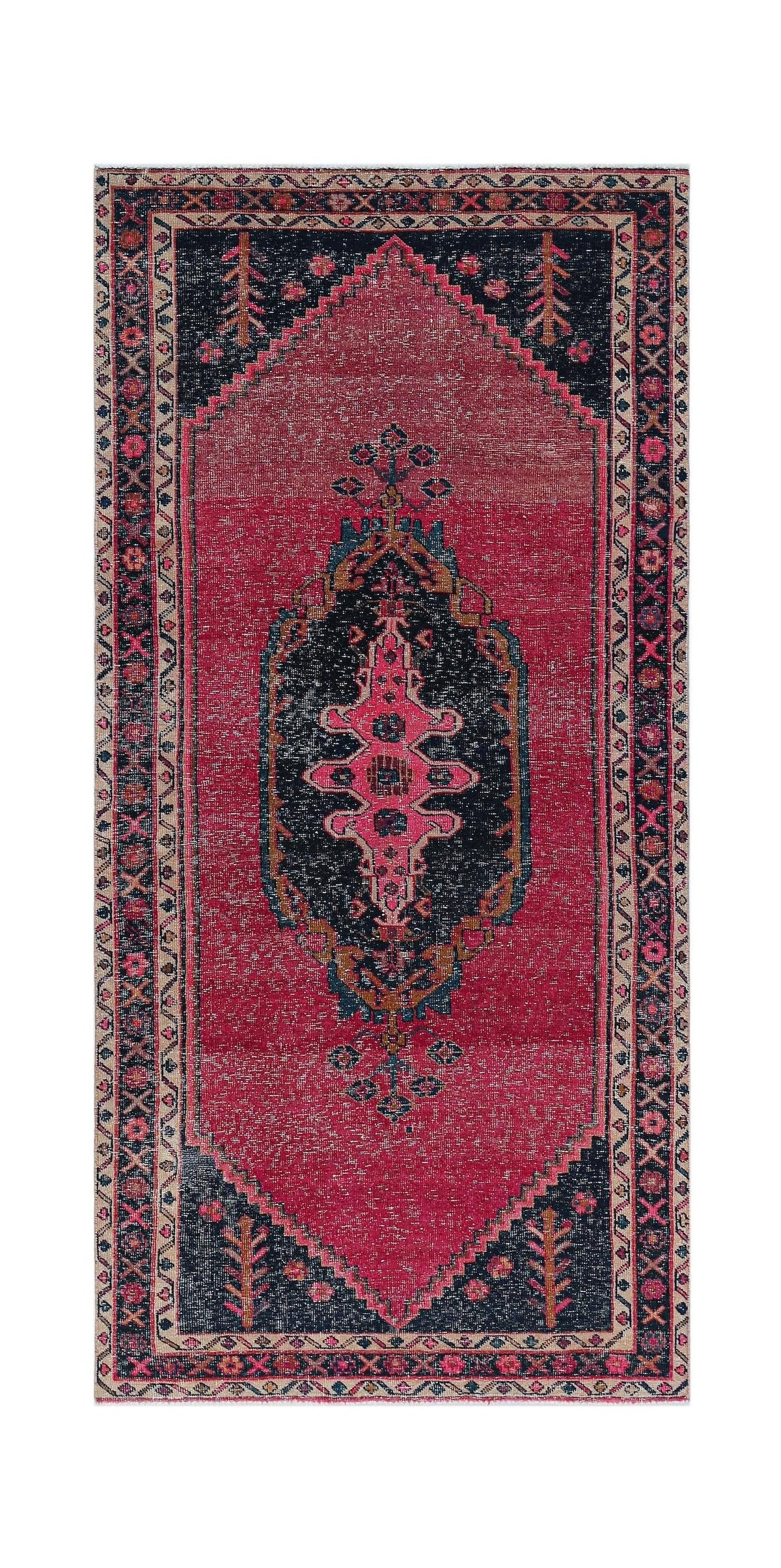Vintage Persian Hamadan Rug
