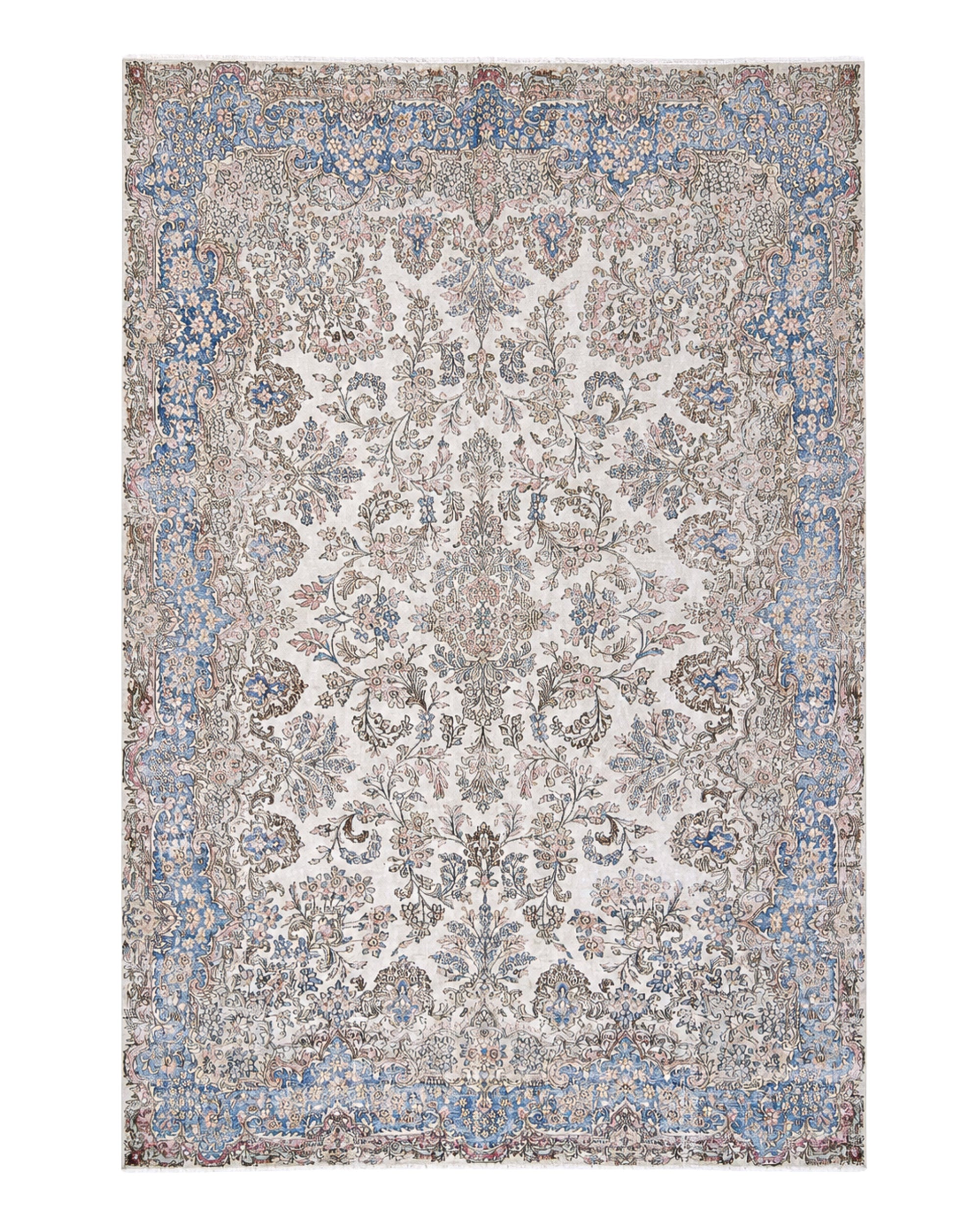 Vintage Persian Kerman Rug