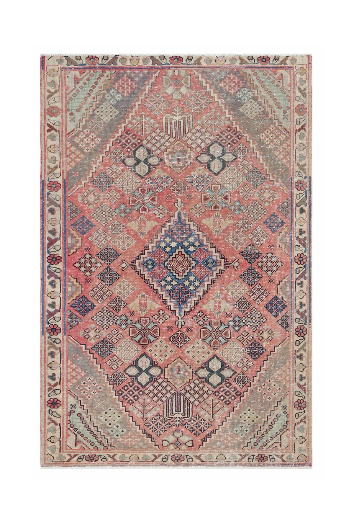 Vintage Persian Qashqai Rug