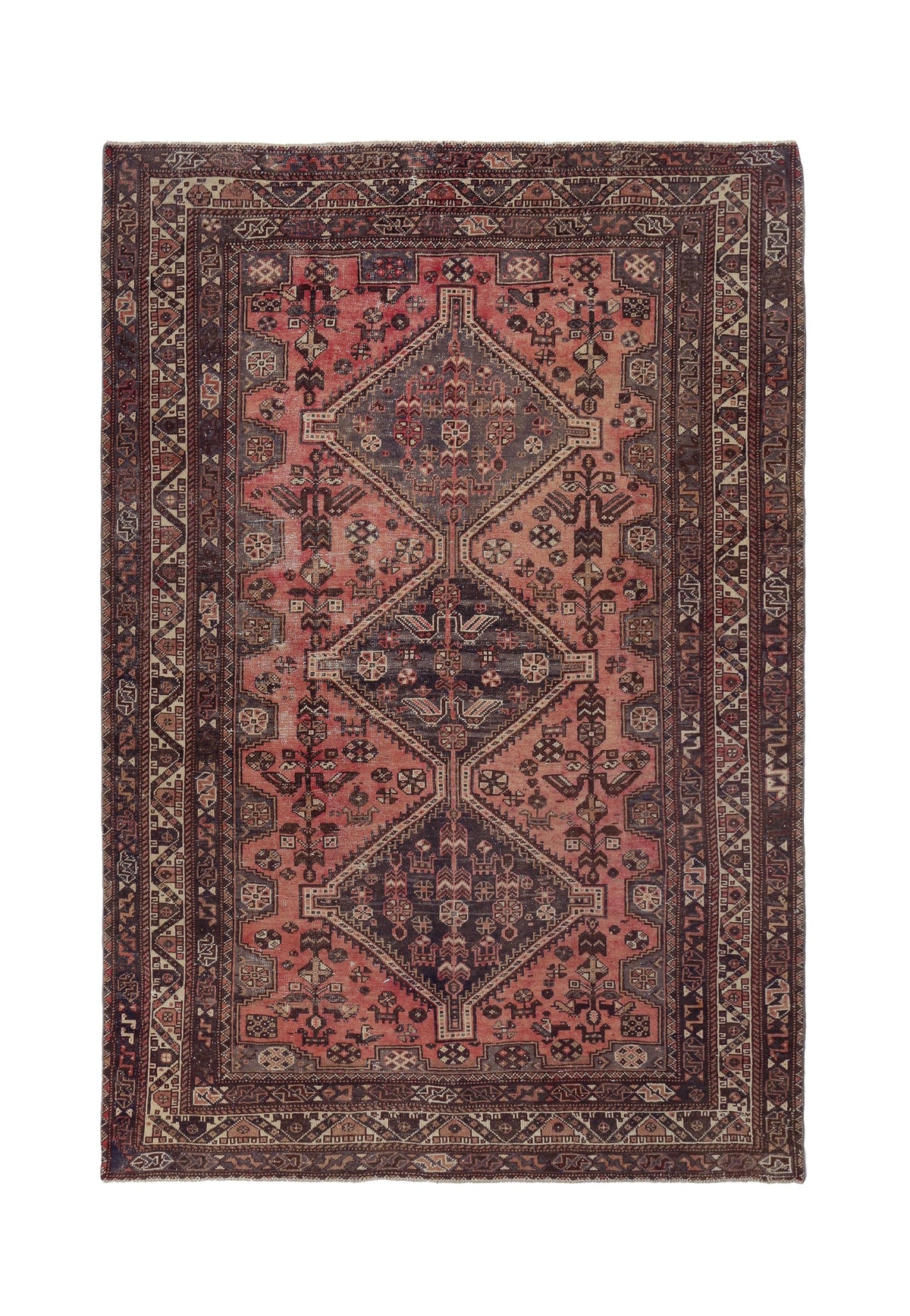 Vintage Persian Qashqai Rug
