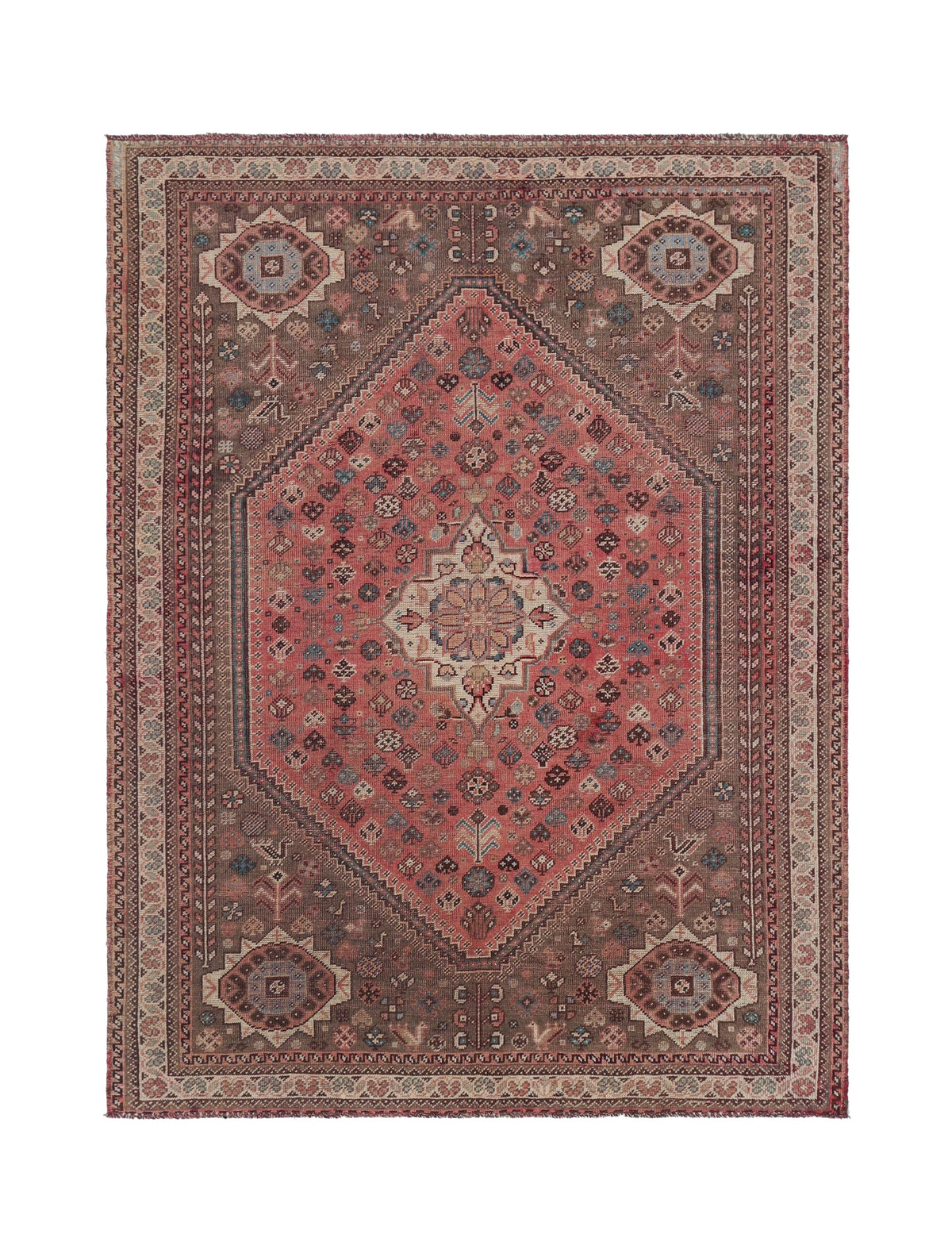 Vintage Persian Shiraz Rug