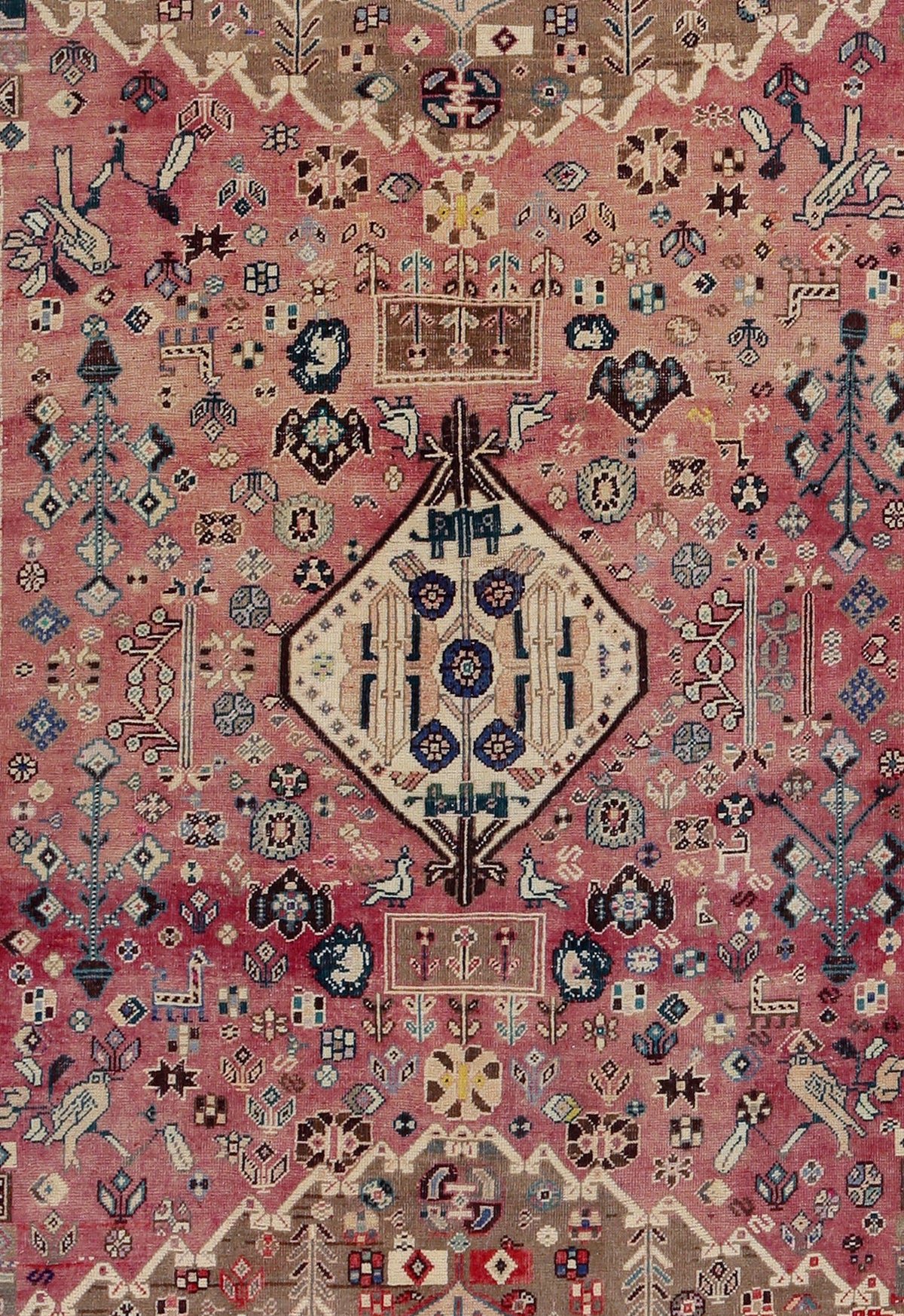 Vintage Persian Shiraz Rug