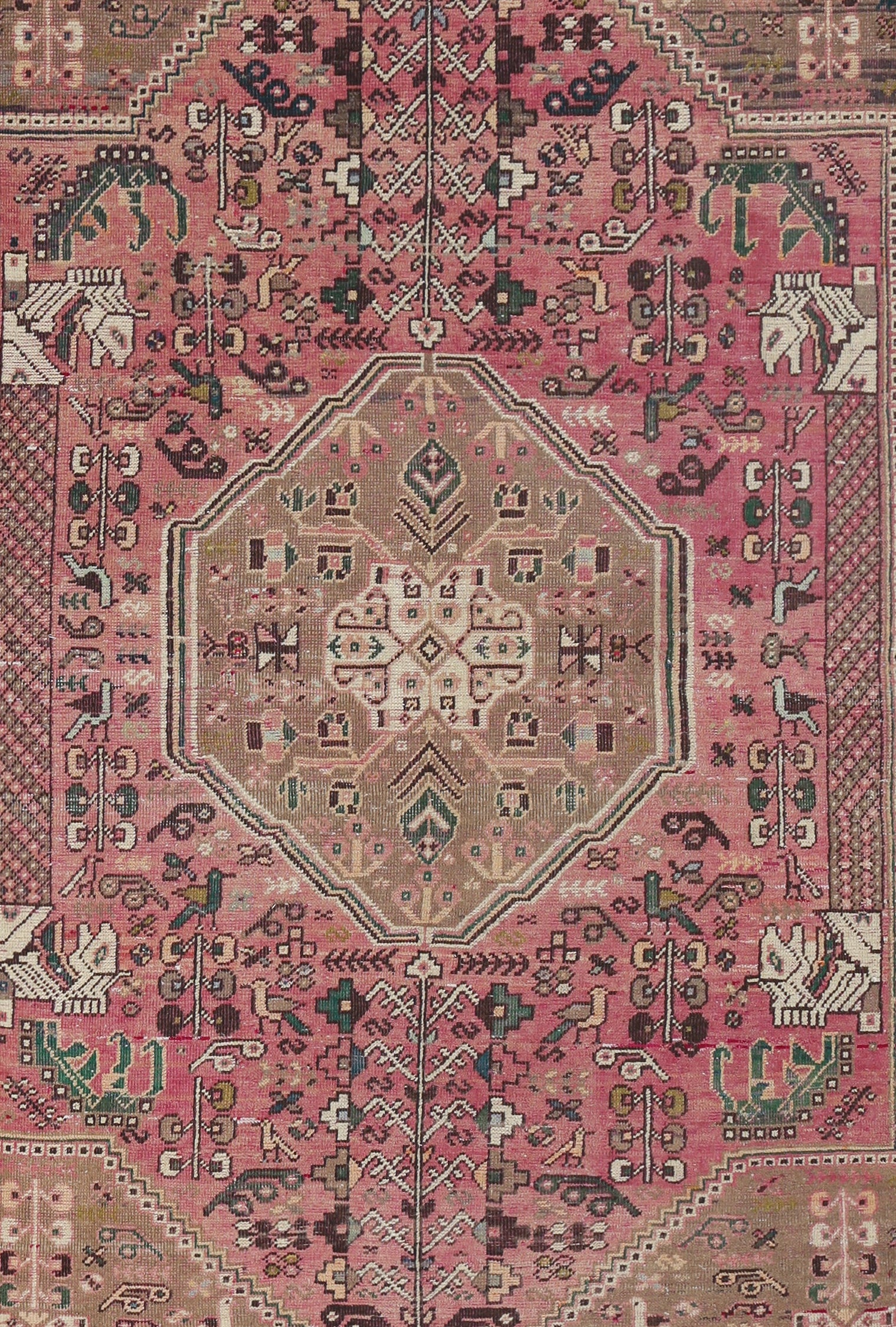 Vintage Persian Shiraz Rug