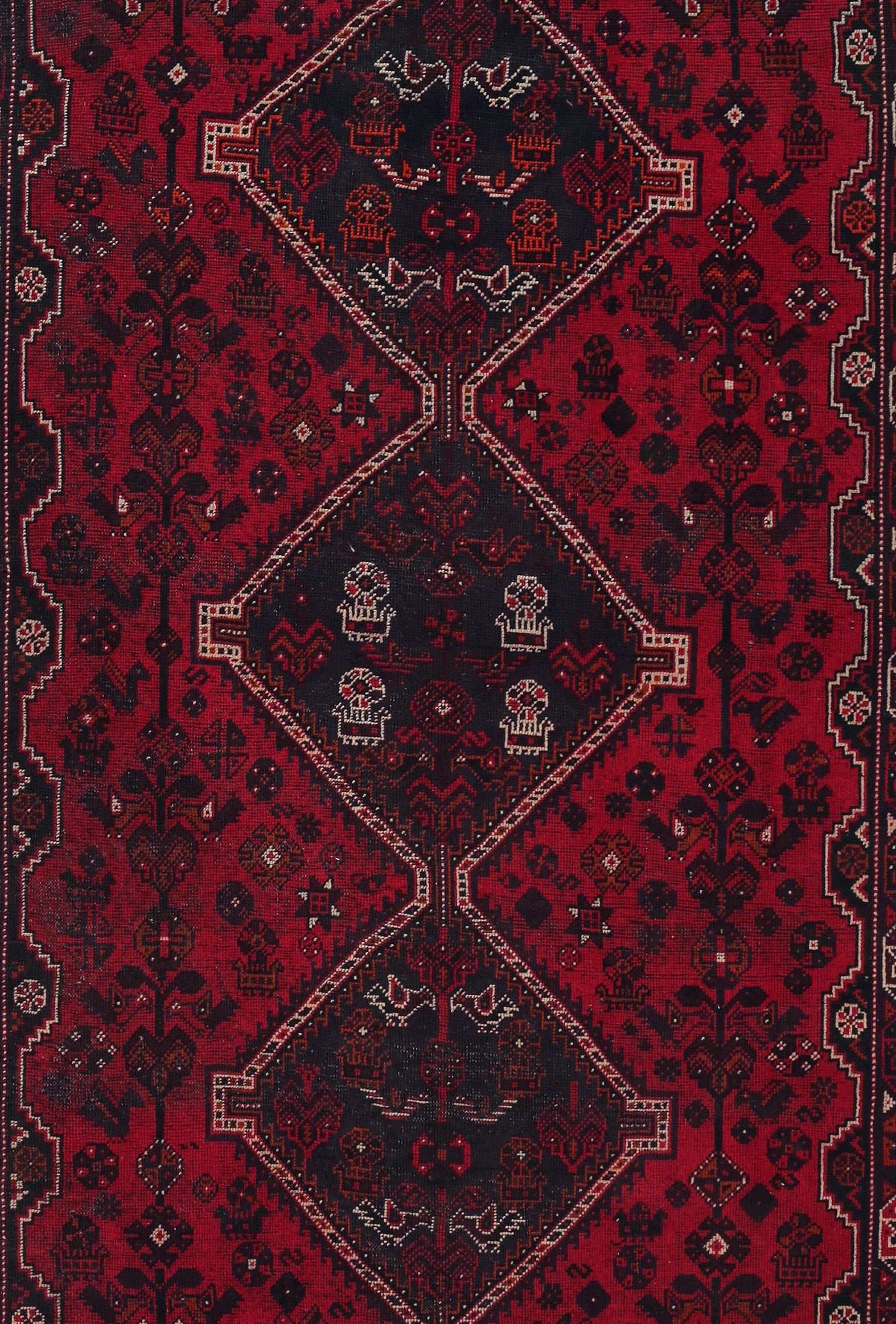 Vintage Persian Shiraz Rug
