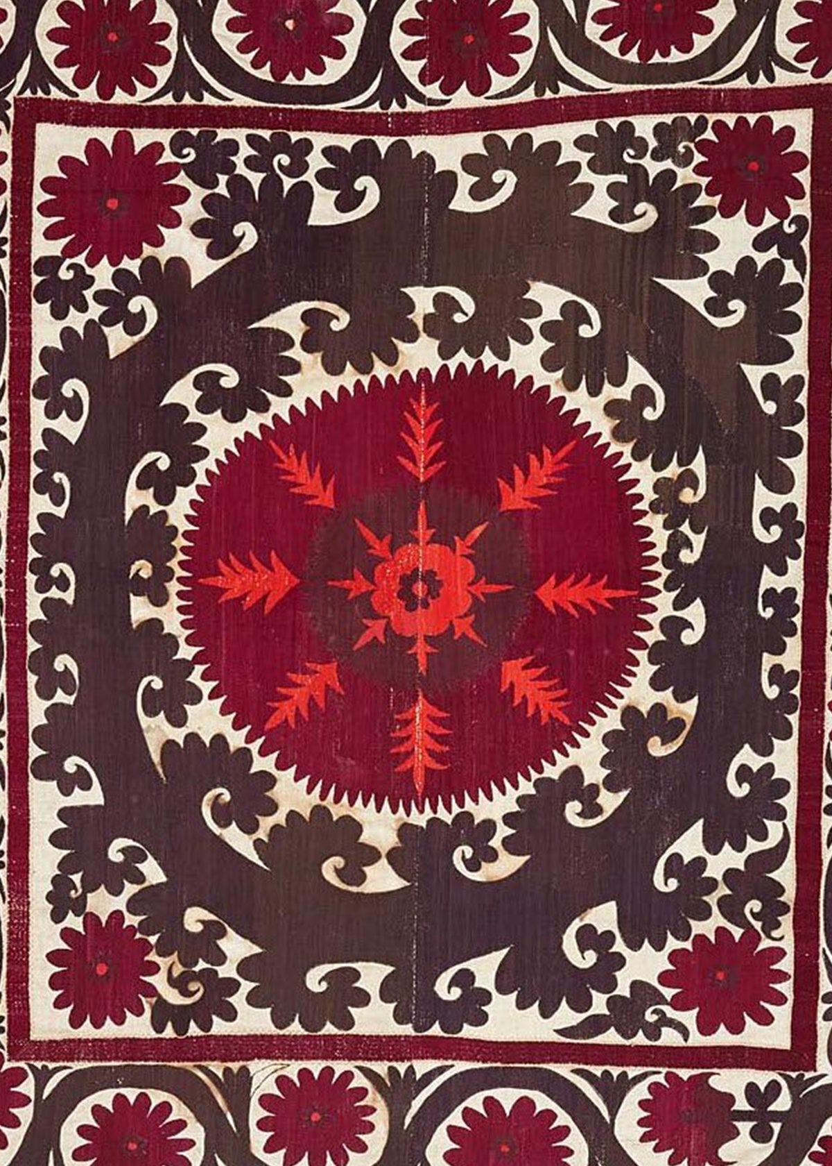 Vintage Silk Uzbek Suzani