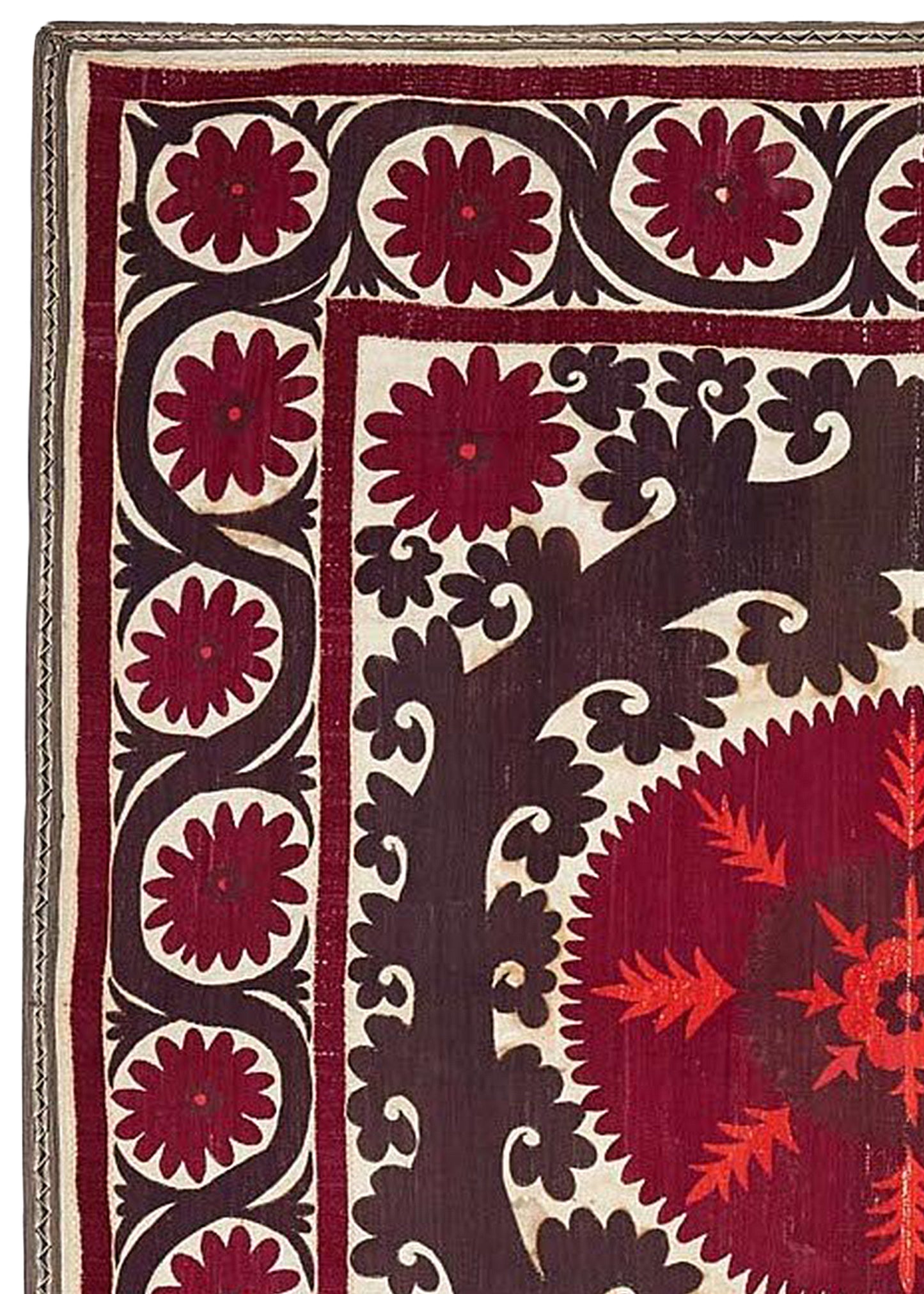 Vintage Silk Uzbek Suzani