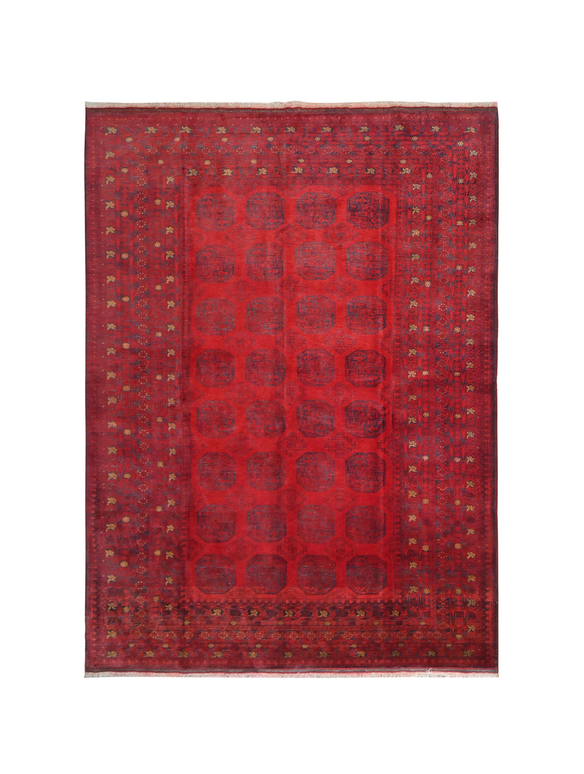 Vintage Turkmen Ersari Rug