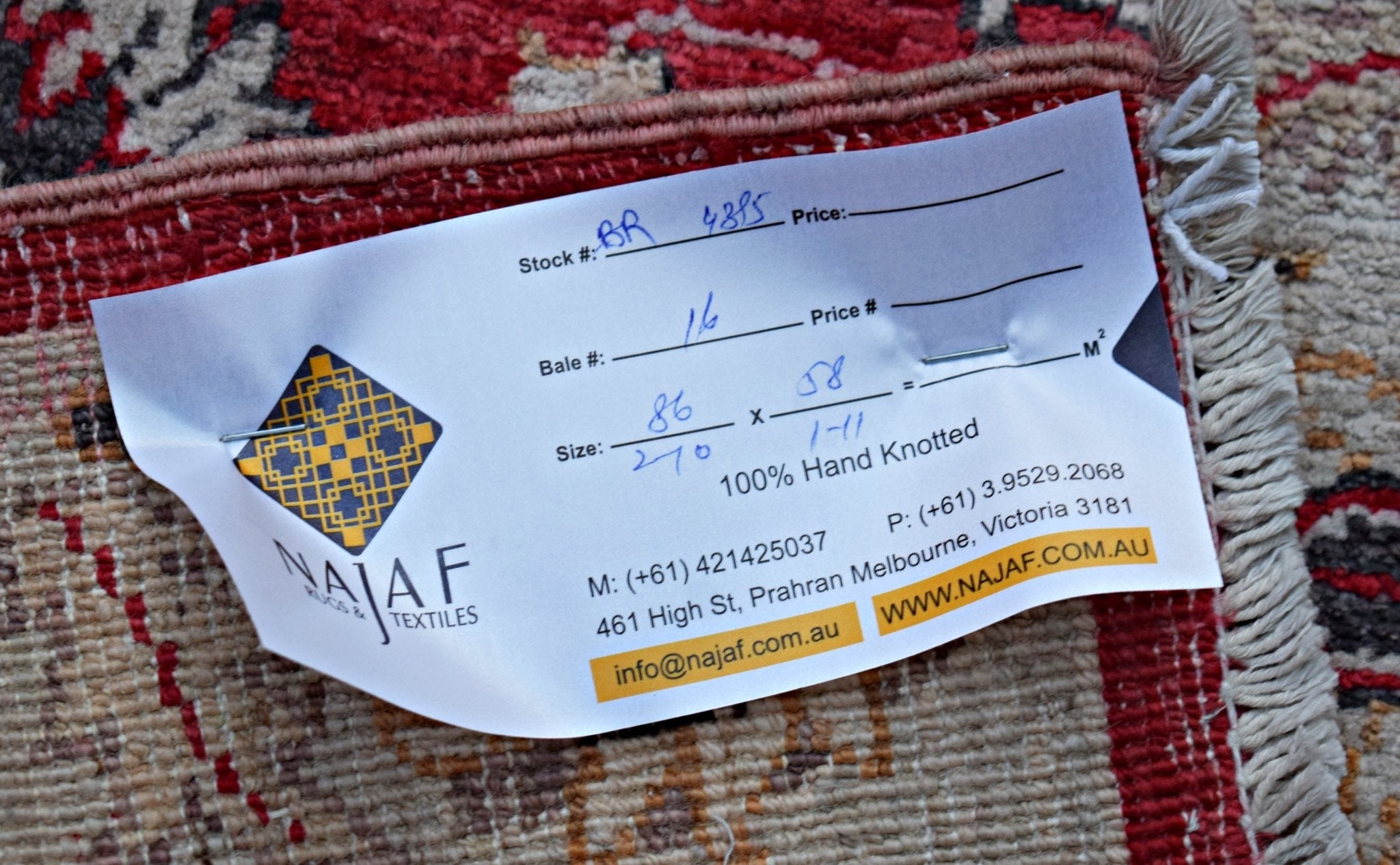 Handmade Mini Afghan Chobi Rug | 86 x 58 cm | 2'10" x 1'11" - Najaf Rugs & Textile