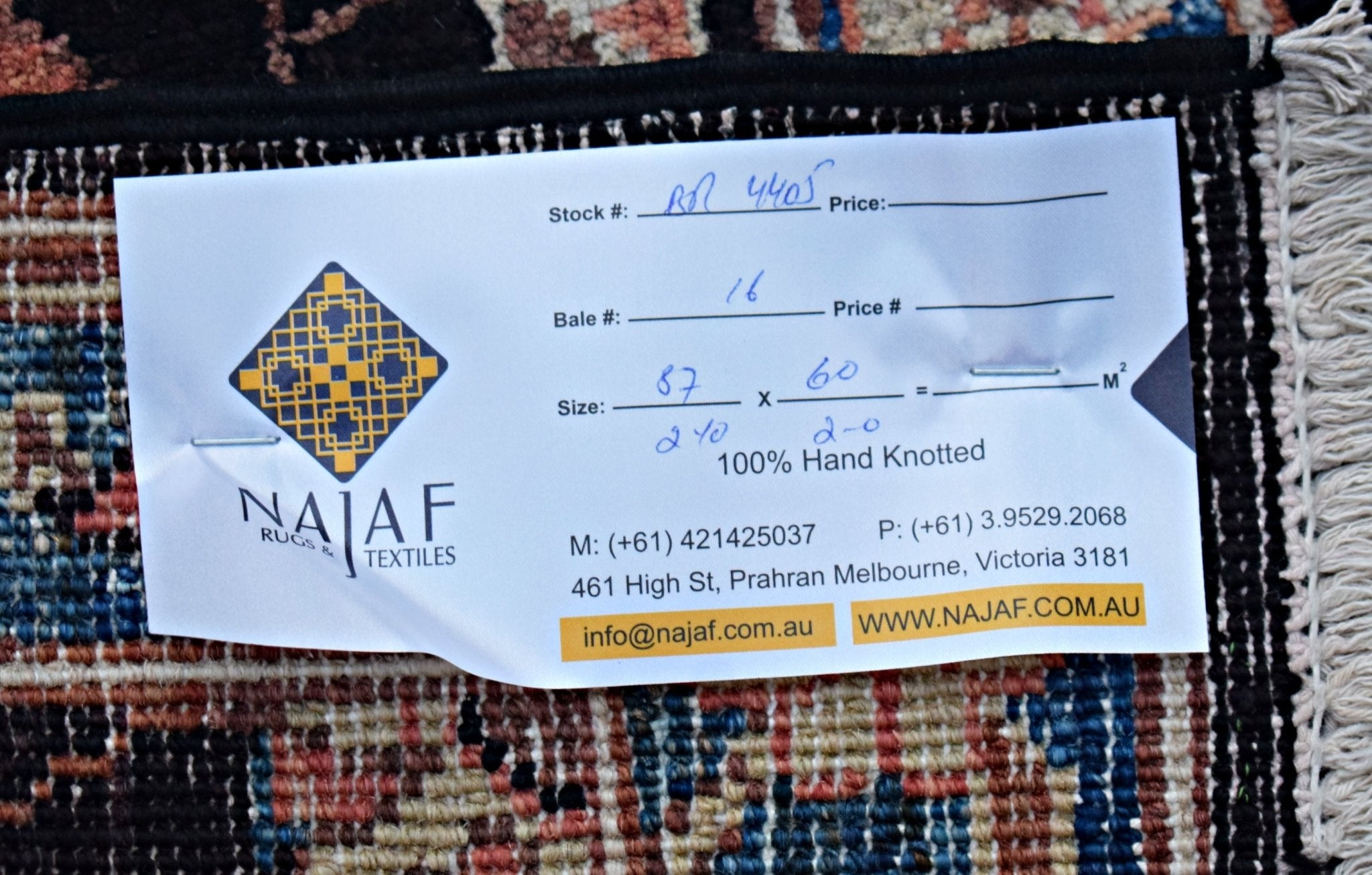 Handmade Mini Afghan Chobi Rug | 87 x 60 cm | 2'10" x 2' - Najaf Rugs & Textile