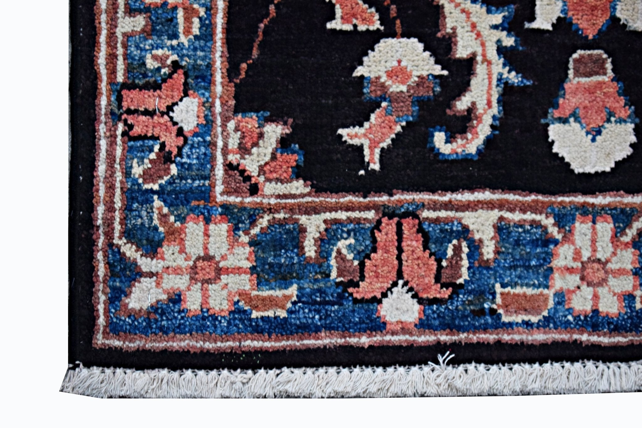 Handmade Mini Afghan Chobi Rug | 87 x 60 cm | 2'10" x 2' - Najaf Rugs & Textile