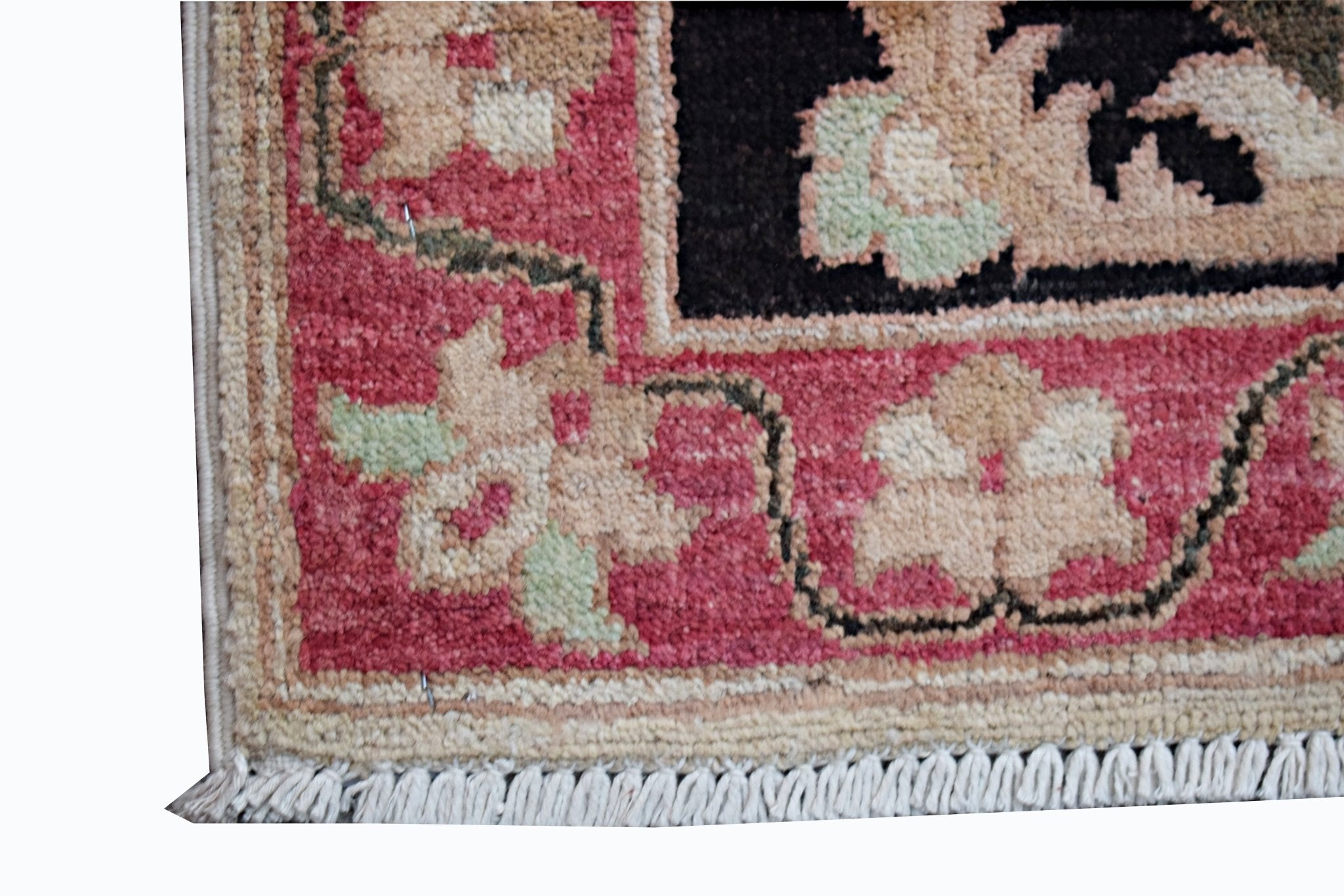 Handmade Mini Afghan Chobi Rug | 89 x 60 cm | 2'11" x 2' - Najaf Rugs & Textile