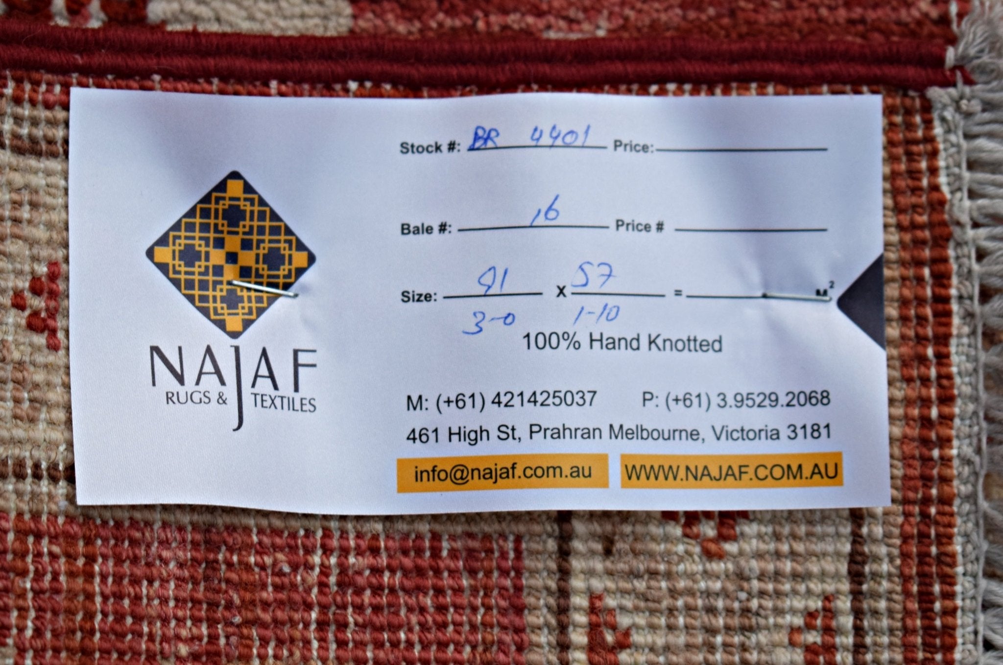 Handmade Mini Afghan Chobi Rug | 91 x 57 cm | 3' x 1'10" - Najaf Rugs & Textile