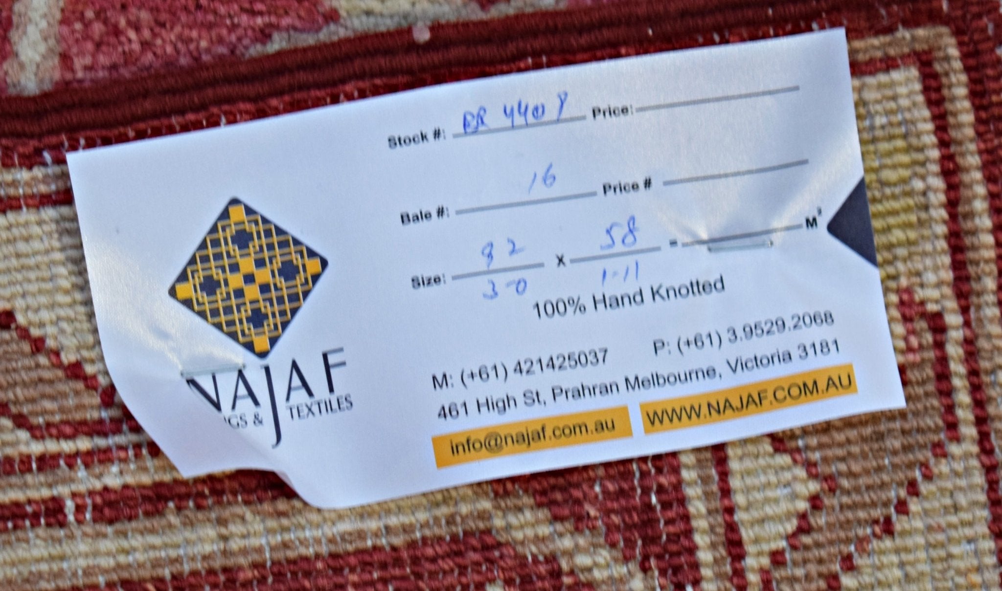 Handmade Mini Afghan Chobi Rug | 92 x 58 cm | 3' x 1'11" - Najaf Rugs & Textile