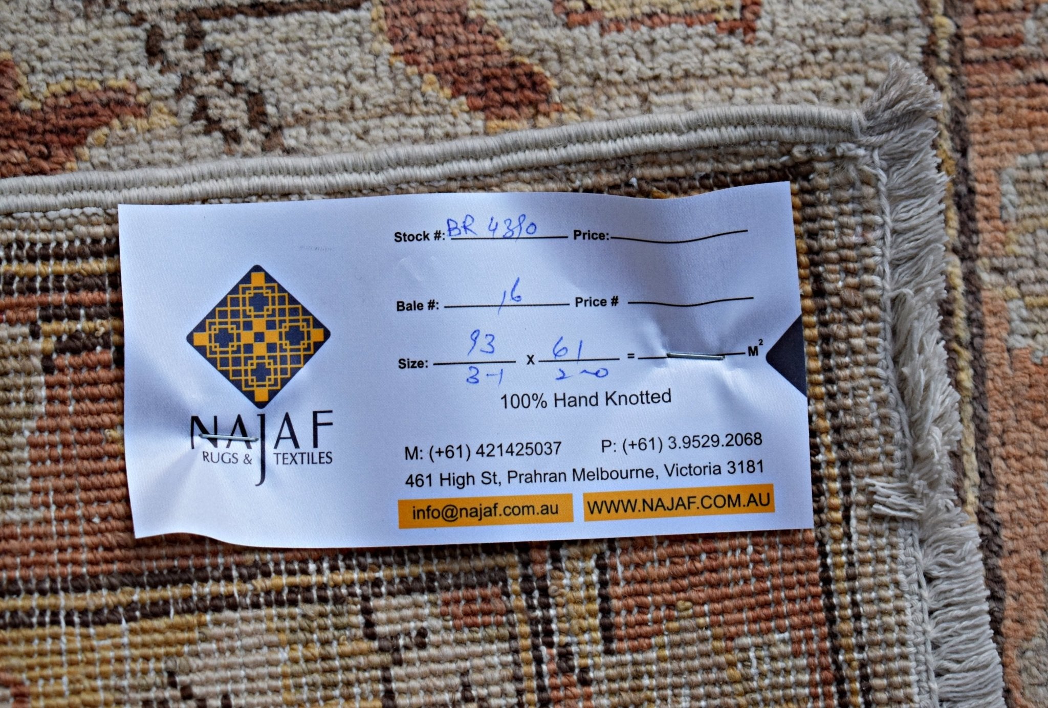 Handmade Mini Afghan Chobi Rug | 93 x 61 cm | 3'1" x 2' - Najaf Rugs & Textile