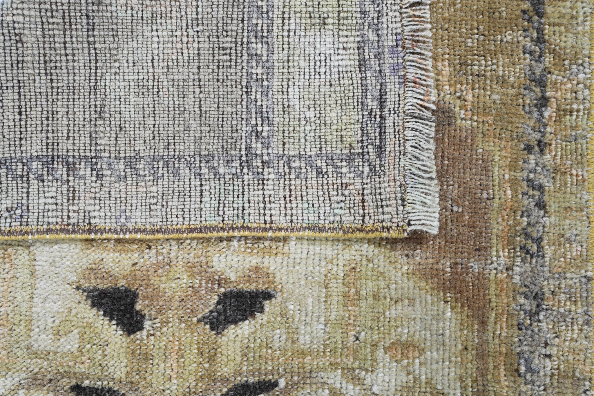 Handmade Mini Vintage Turkish Uşak Rug | 102 x 55 cm | 3'3" x 1'8" - Najaf Rugs