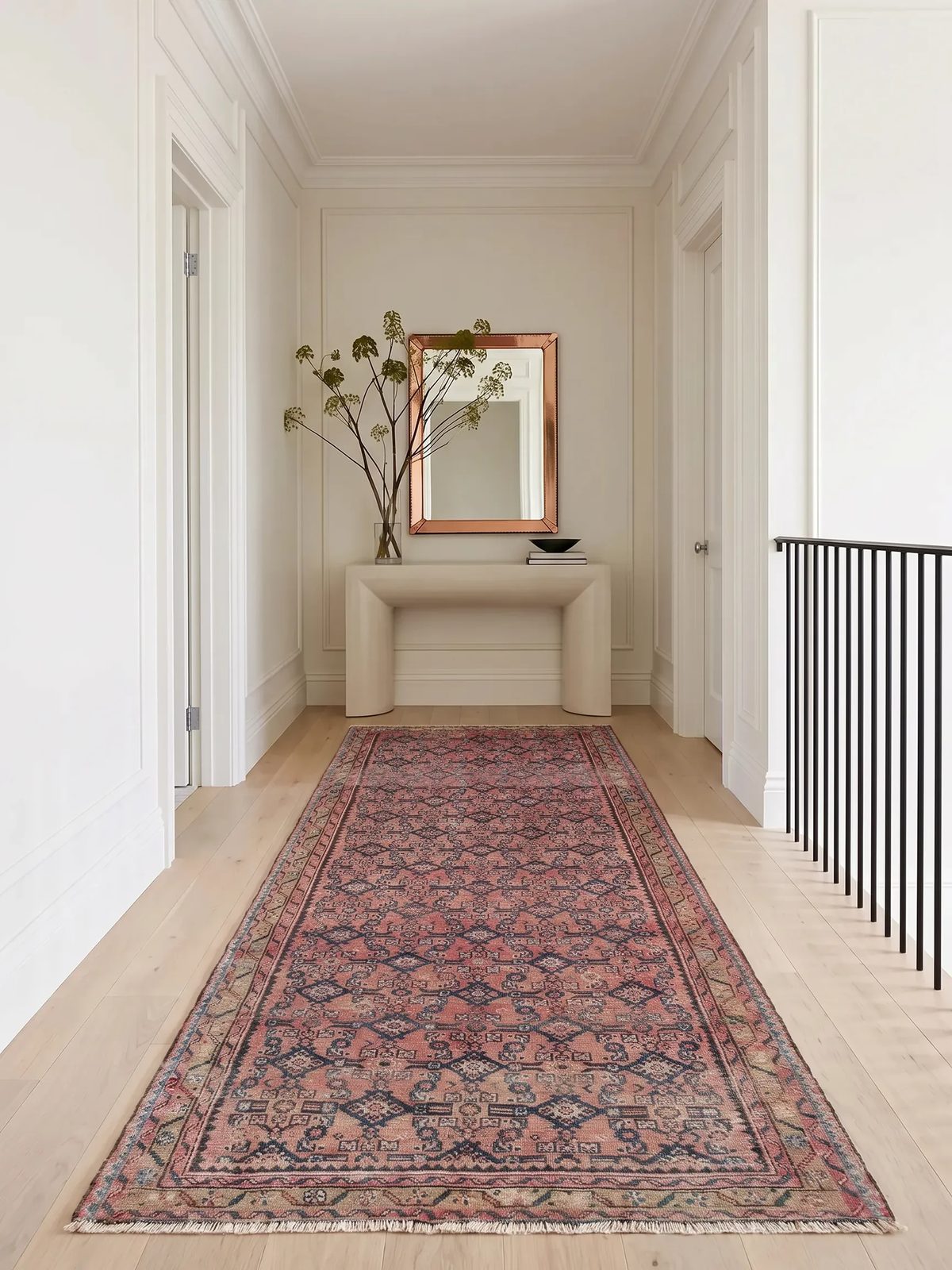 Vintage Persian Bidjar Runner
