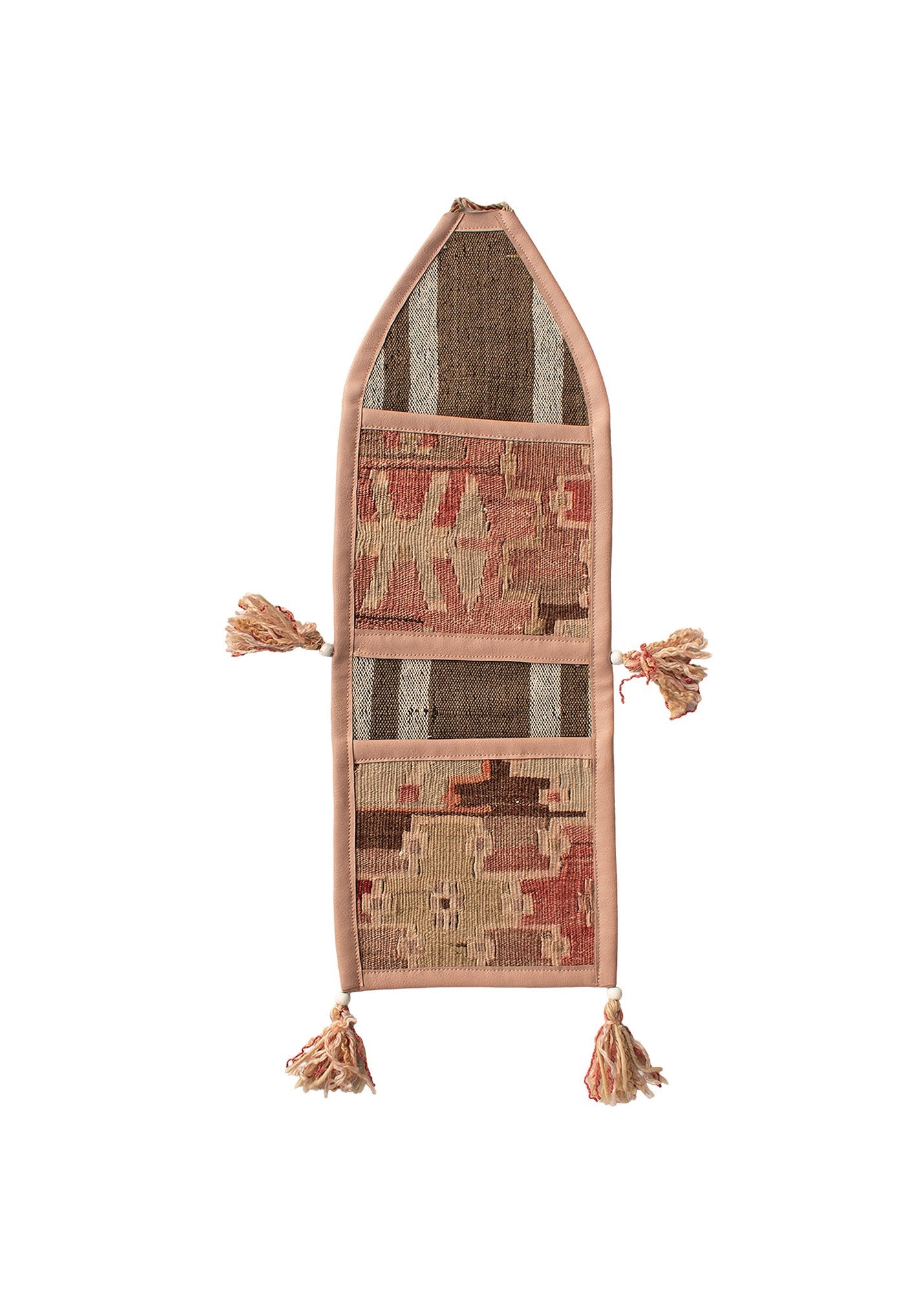 Vintage Turkish Kilim Pocket Hanging