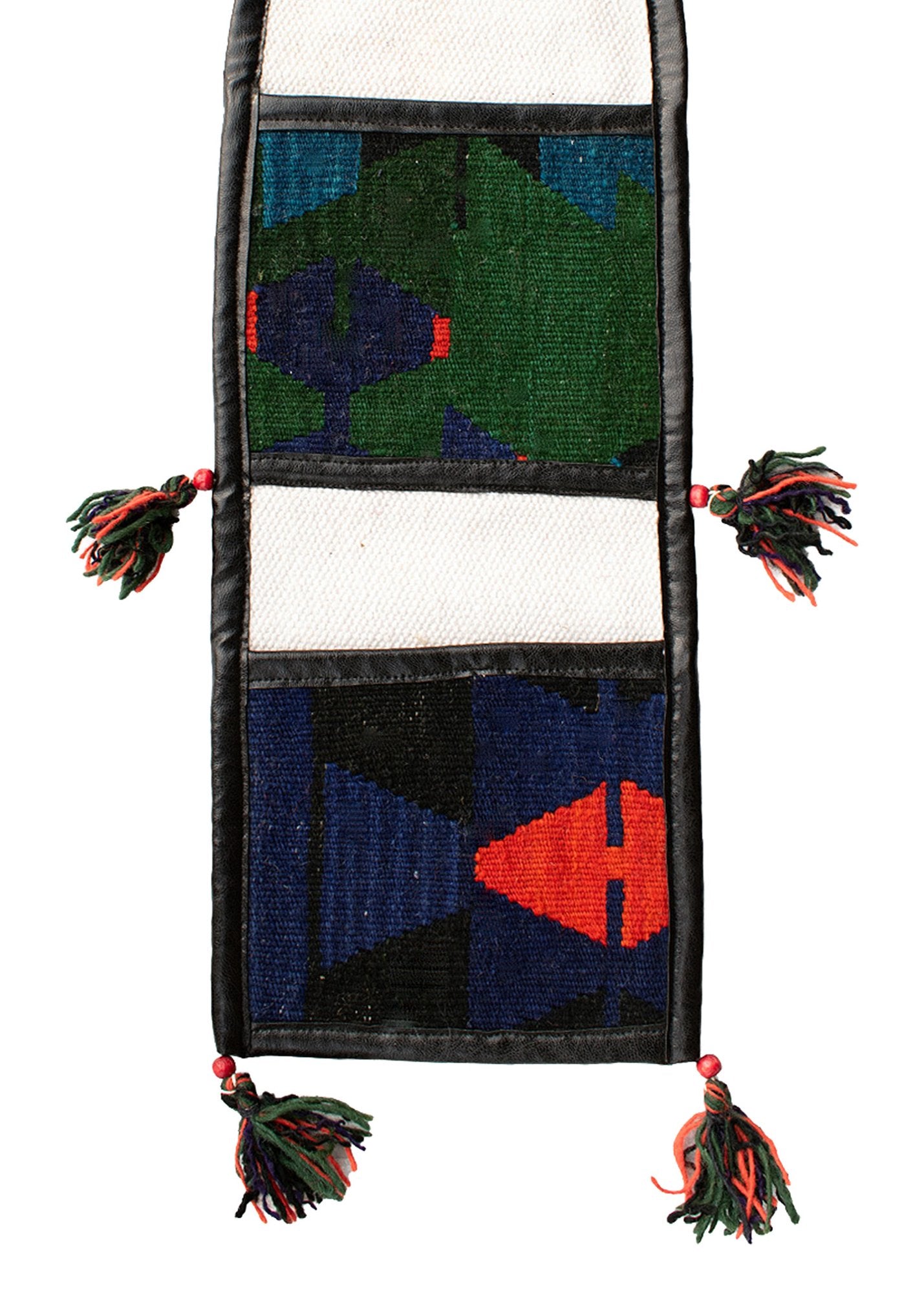 Vintage Turkish Kilim Pocket Hanging
