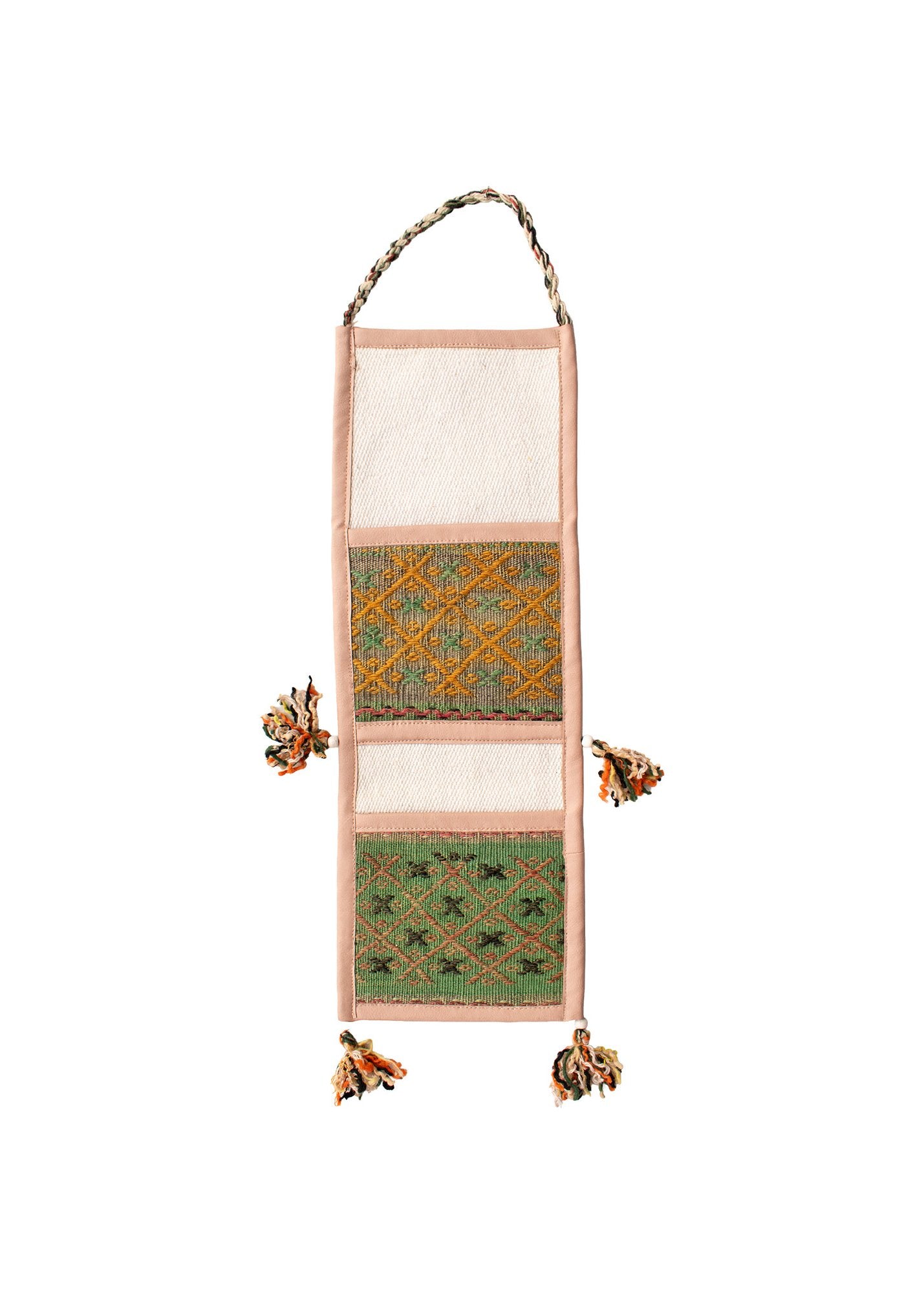 Vintage Turkish Kilim Pocket Hanging